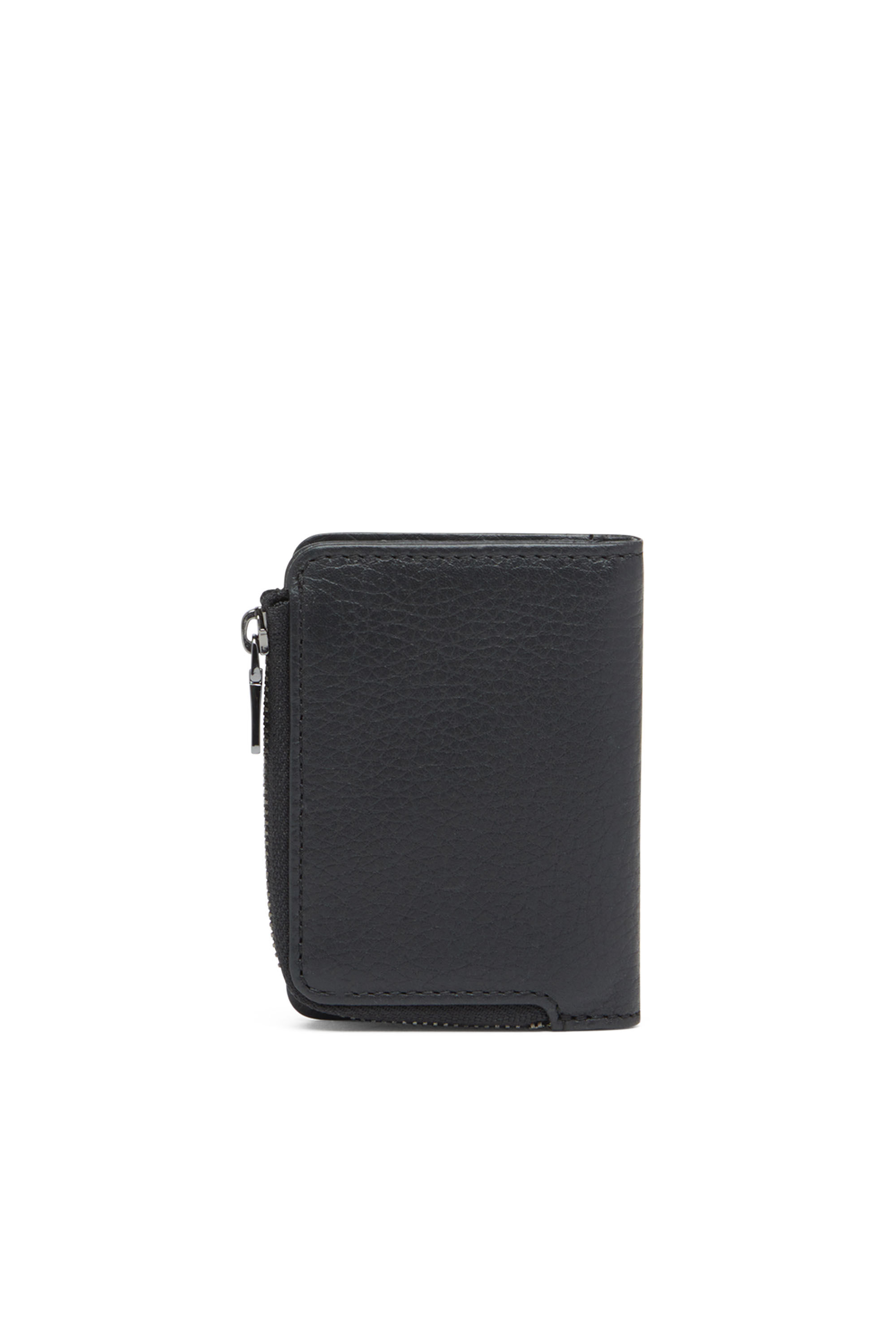 Diesel - HISSU EVO CARD HOLDER L, Male's Leather card holder in Black - 2