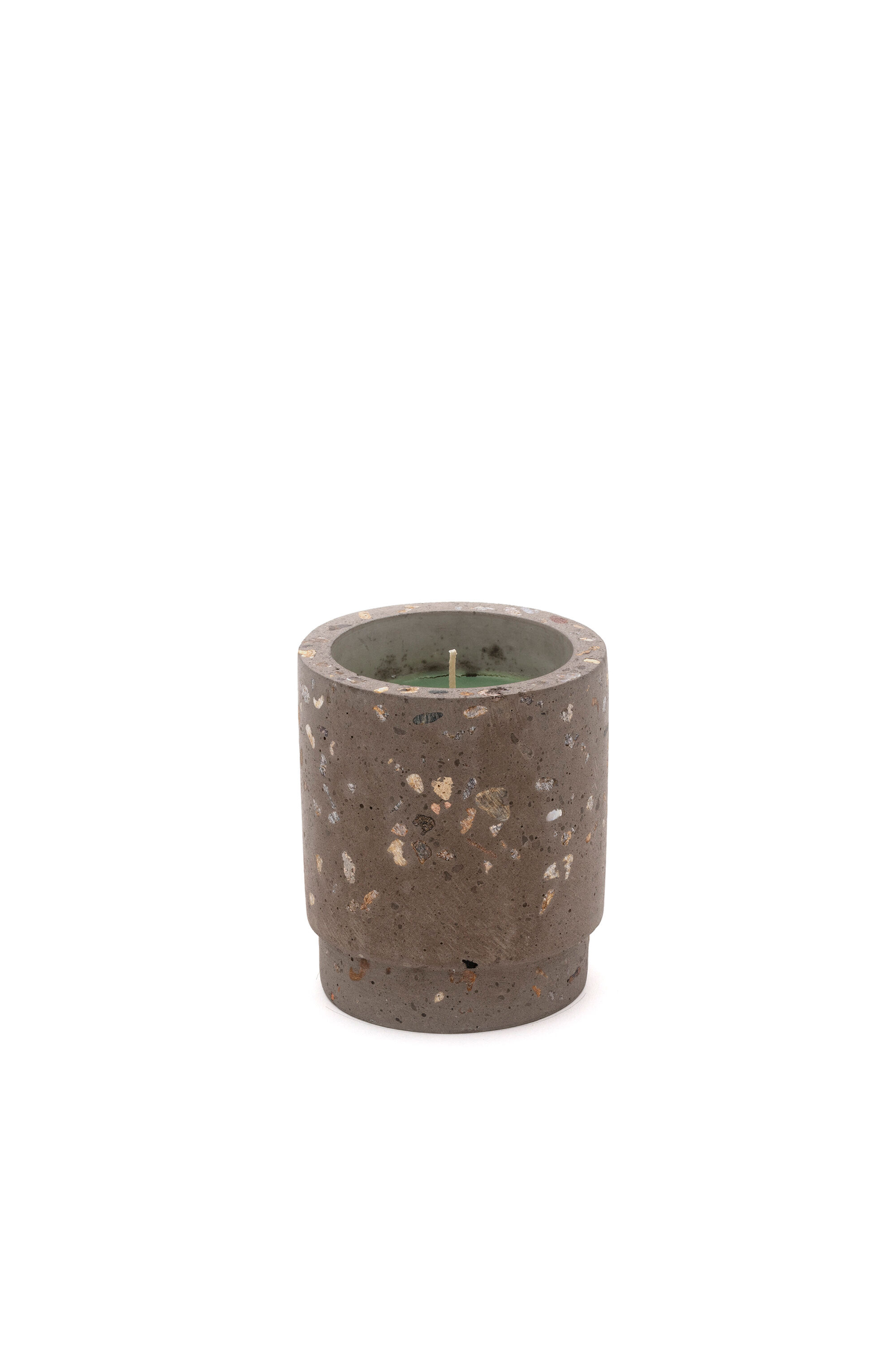 Diesel - 11150 HOME SCENTS, Bougie dans un bougeoir en ciment "Diesel green possessed dark jungle" Mixte in Marron - 1