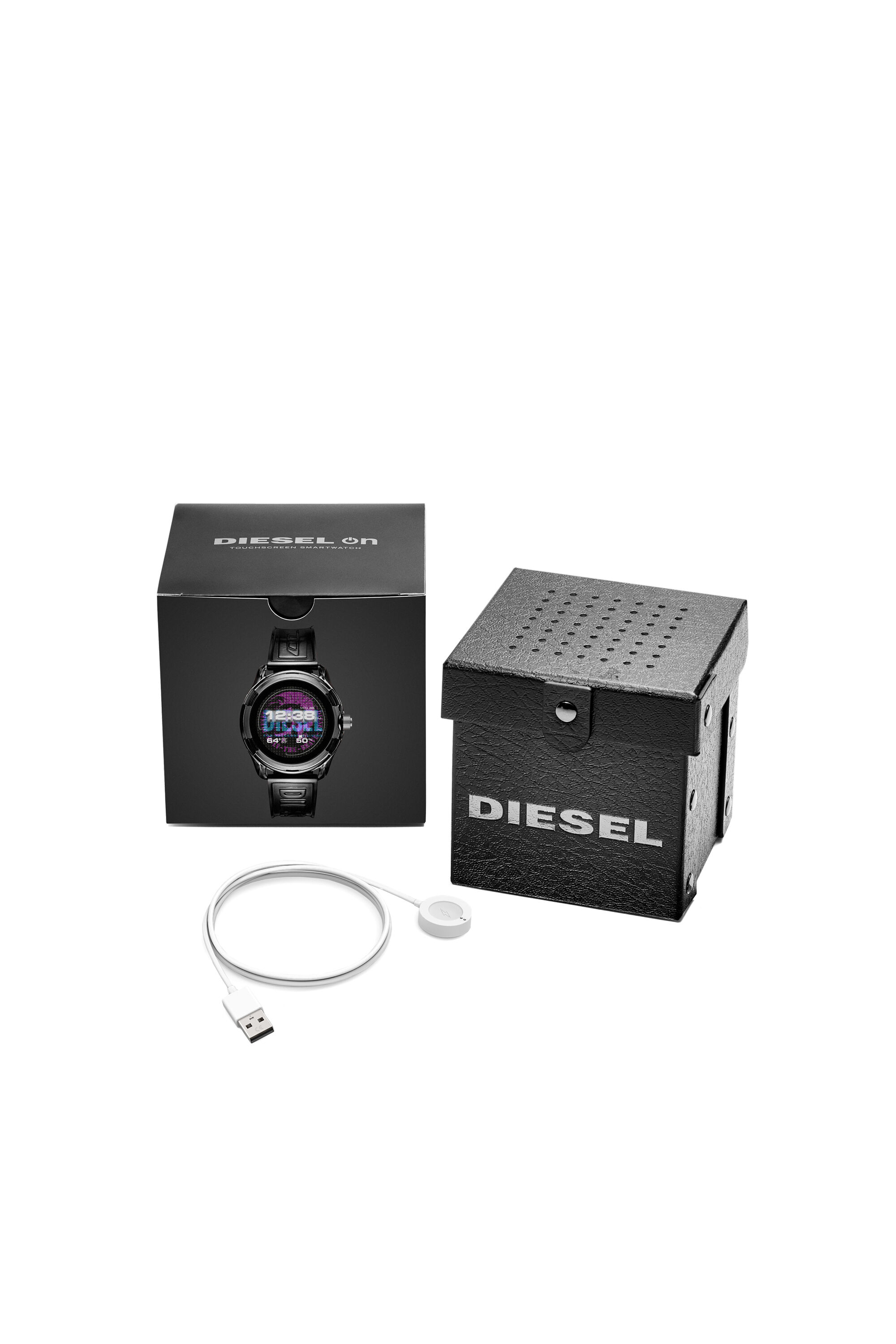 Diesel - DT2018, Montre connectée Diesel On Fadelite - Noir transparent Homme in Noir - 6