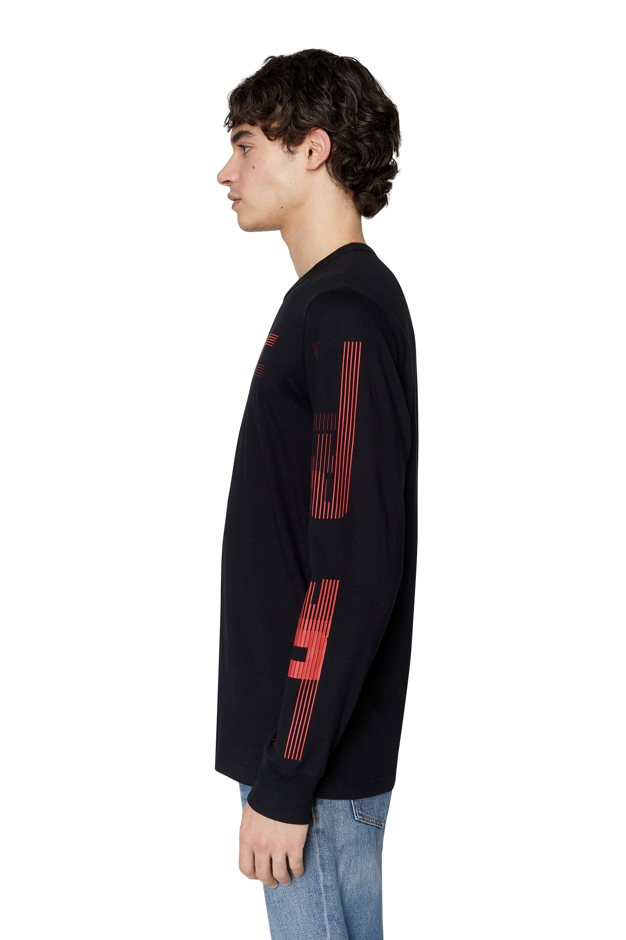Diesel - T-JUST-LS-E5, Black - Image 6