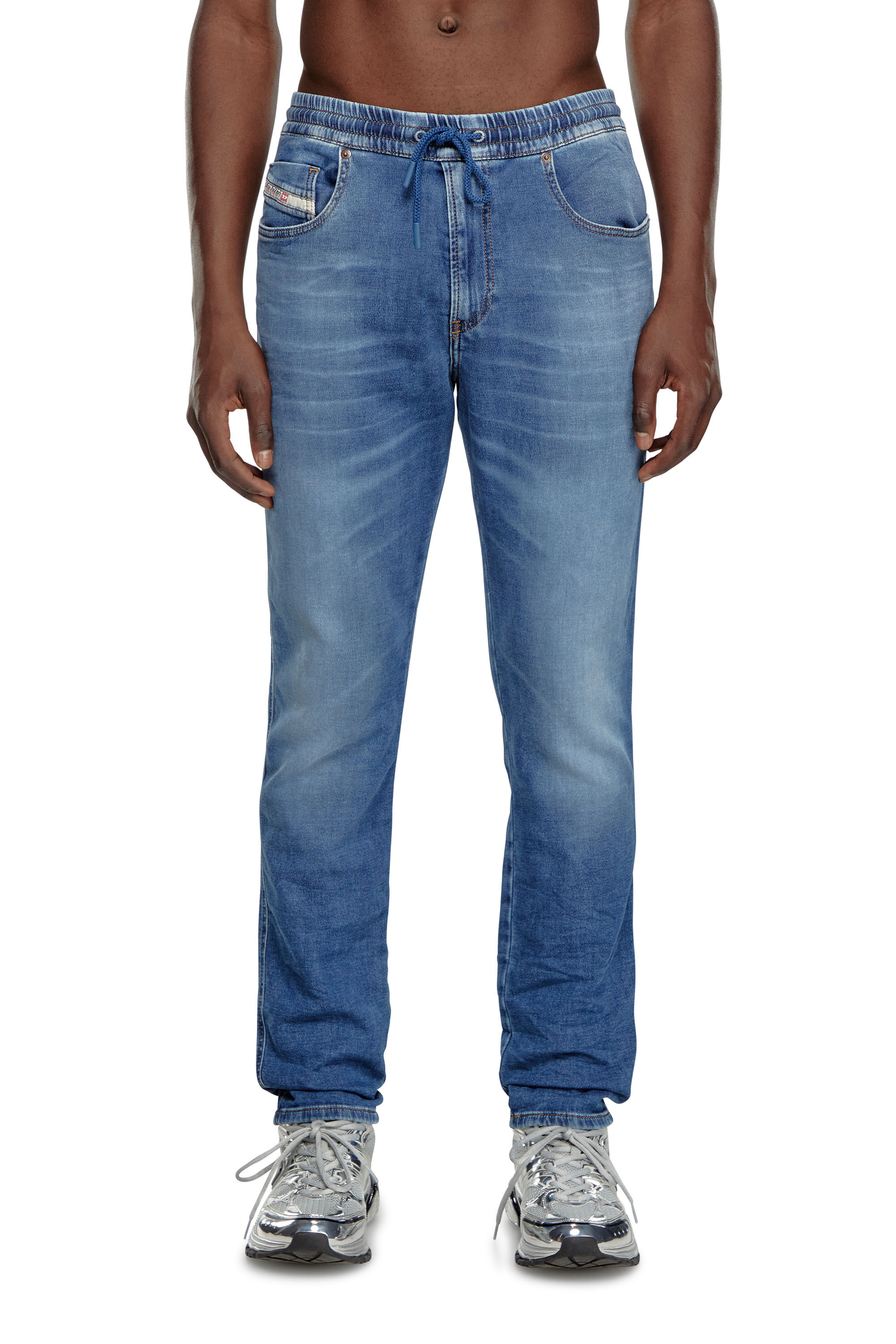 Diesel - Male's Slim 2060 D-Strukt Joggjeans® 068HY, Medium Blue - 3