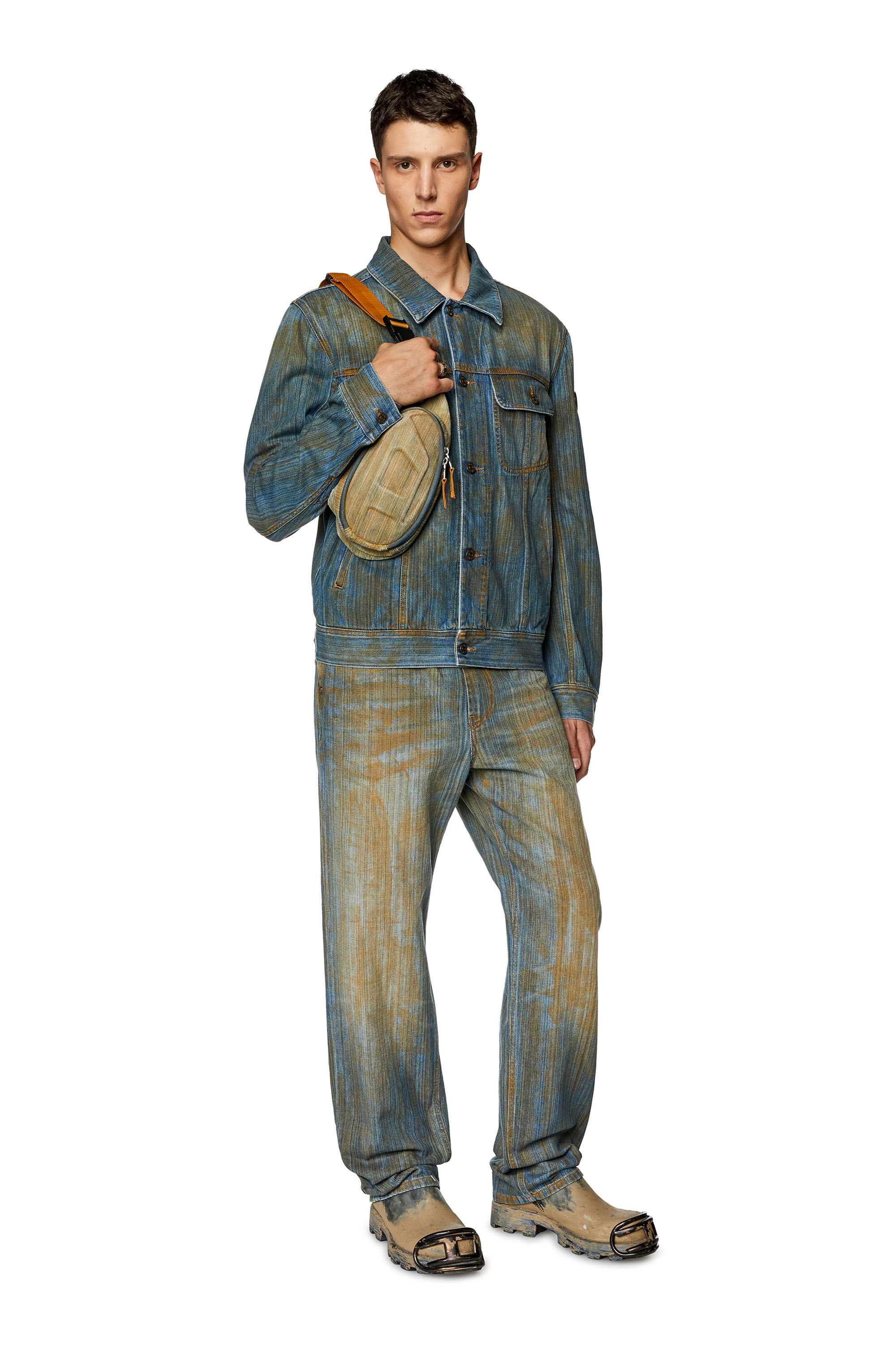 Diesel - Regular Jeans 2010 D-Macs 0NLAL Homme, Bleu moyen - Image 1