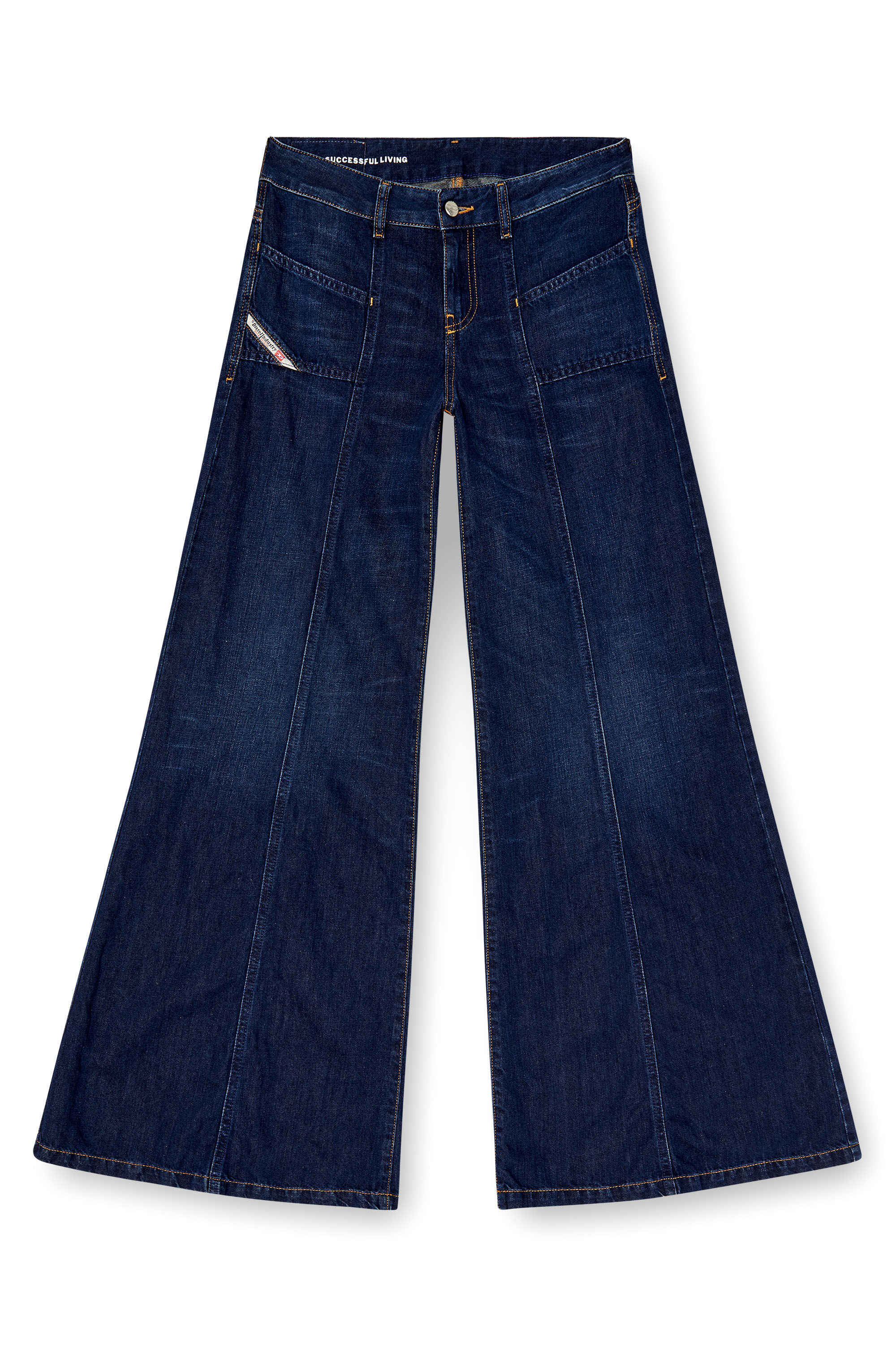 Diesel - Female's Flare Jeans D-Akii 068RA, Dark Blue - 2