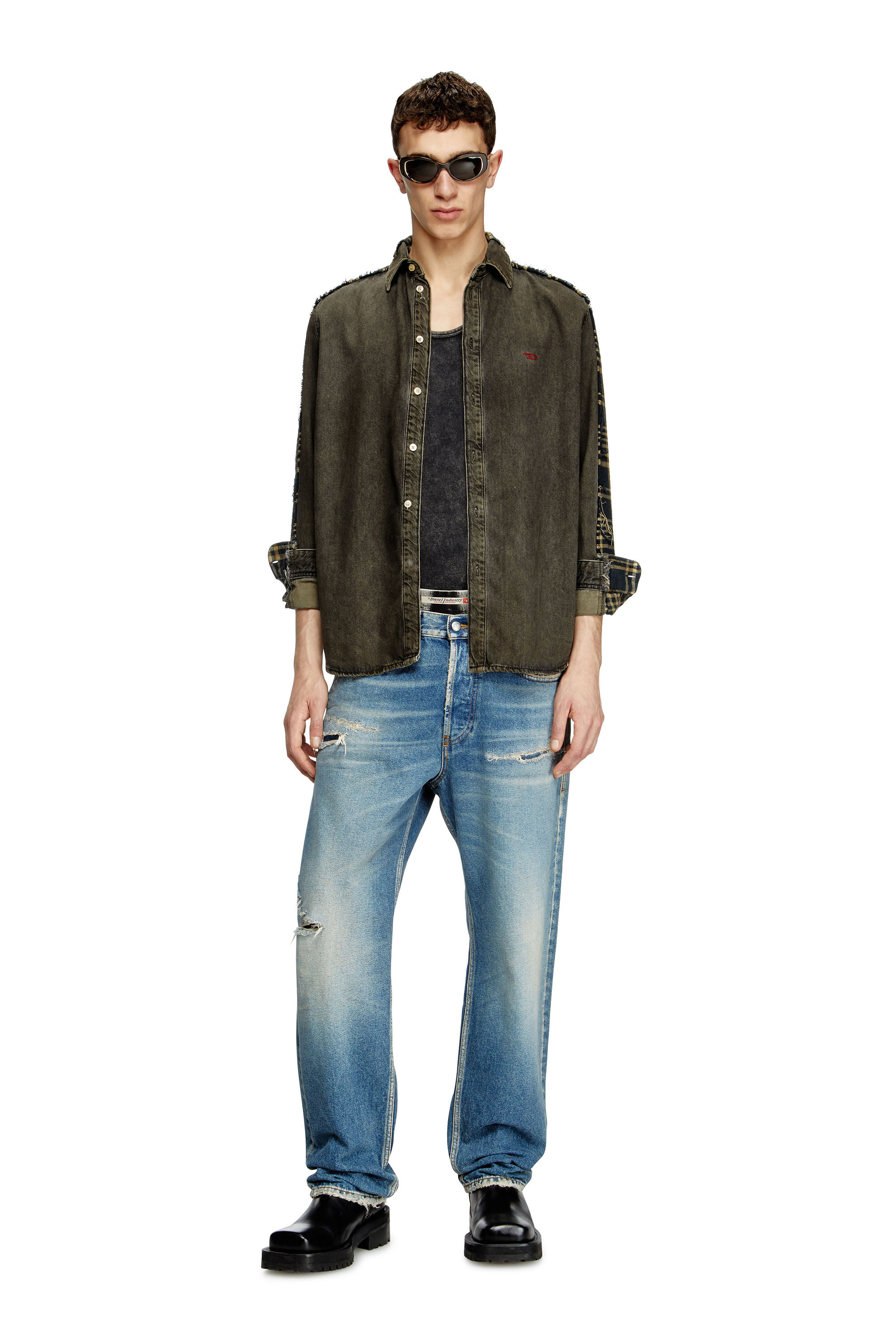 Diesel - Male's Regular Jeans 2024 D-Macs 09L43, Medium Blue - 1