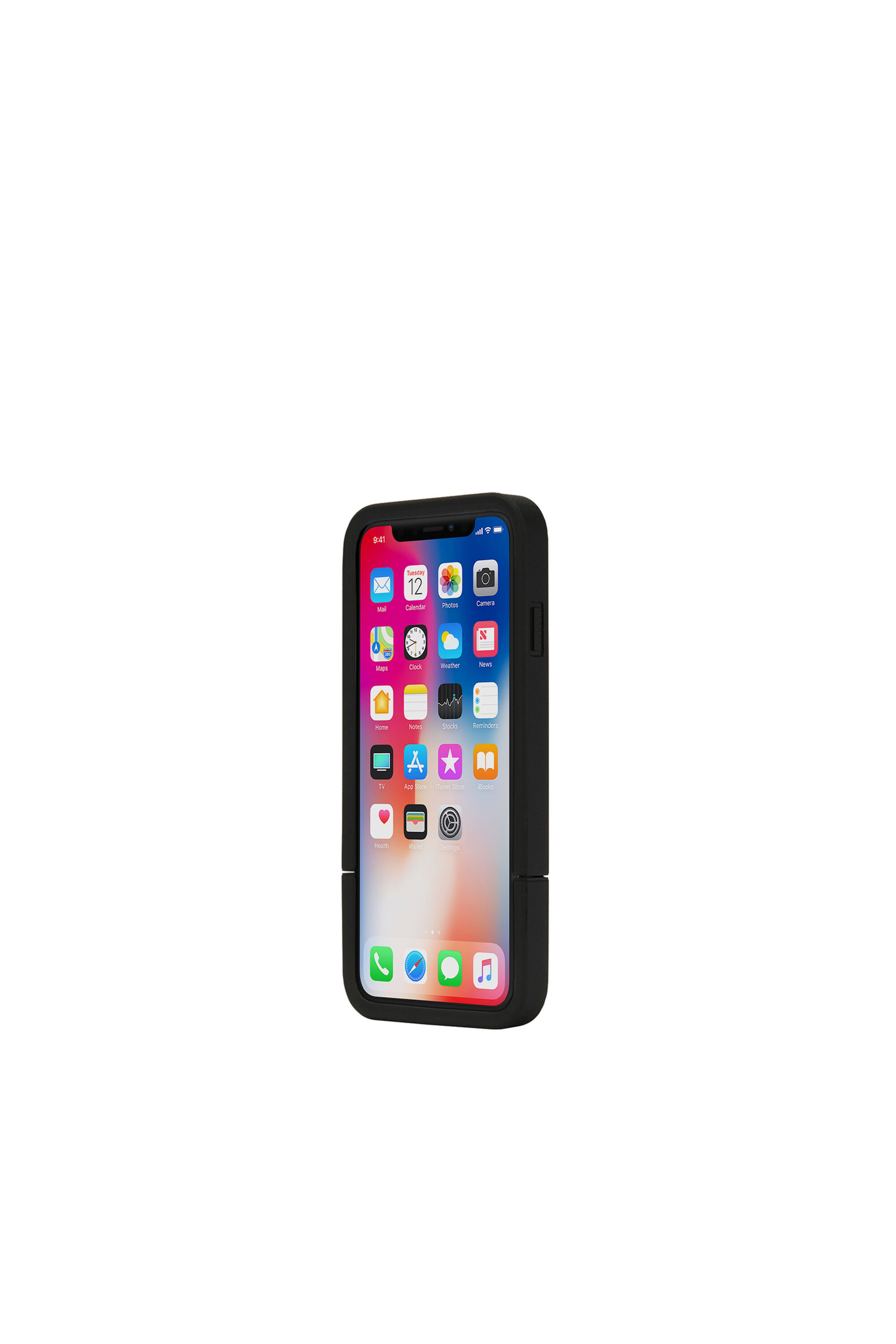 Diesel - CREDIT CARD IPHONE X CASE, Coque avec emplacement carte de crédit, iPhone X Mixte in Noir - 3