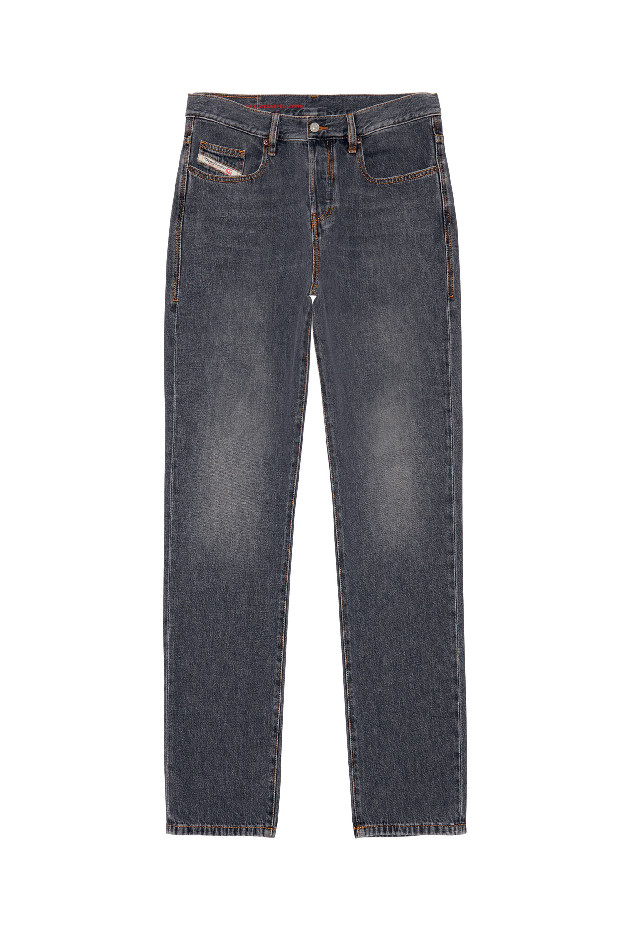 Diesel - Straight Jeans 2020 D-Viker 09B88, Black/Dark Grey - Image 2
