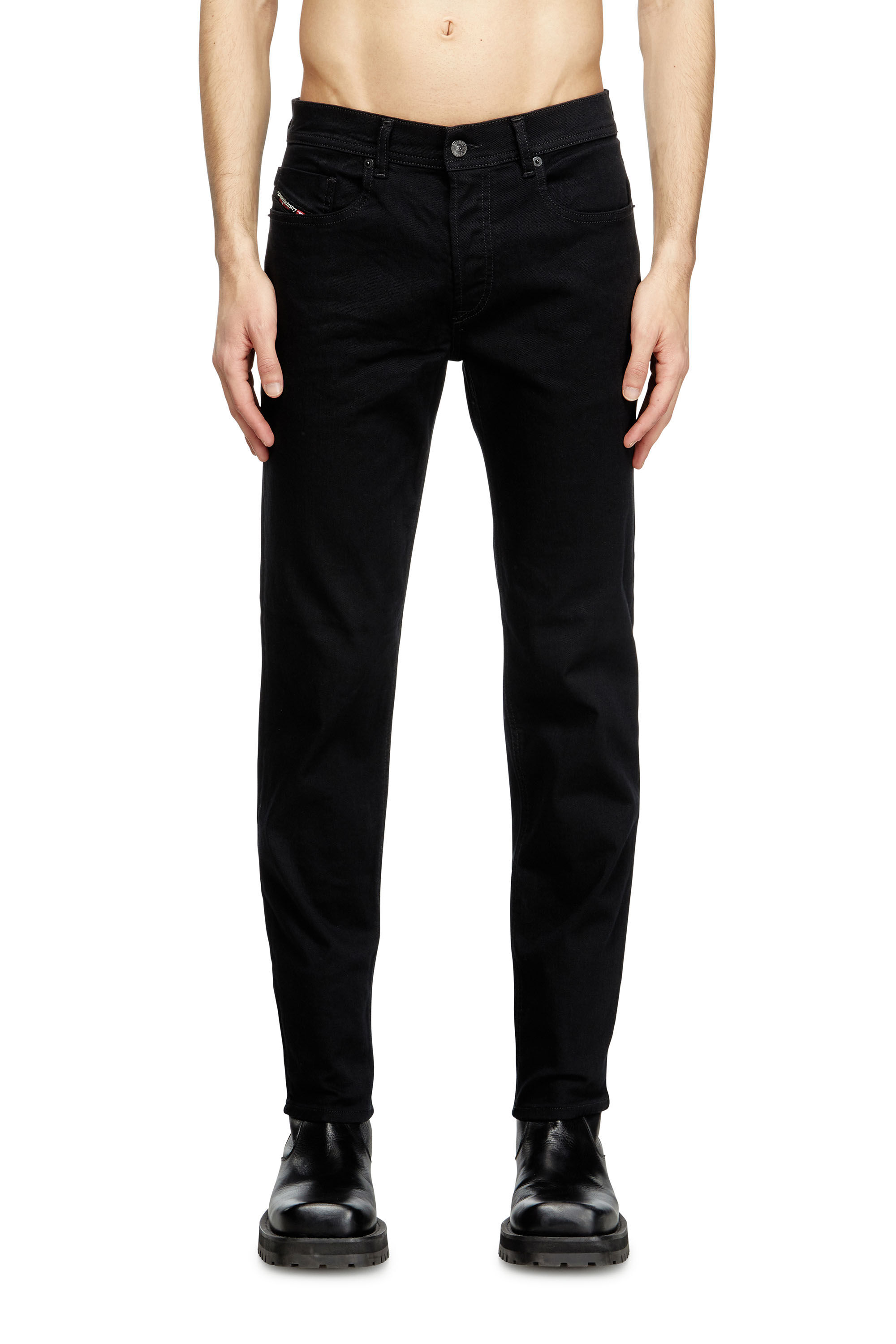 Diesel - Regular Jeans 2023 D-Finitive 069YP Homme, Noir/Gris foncé - Image 3