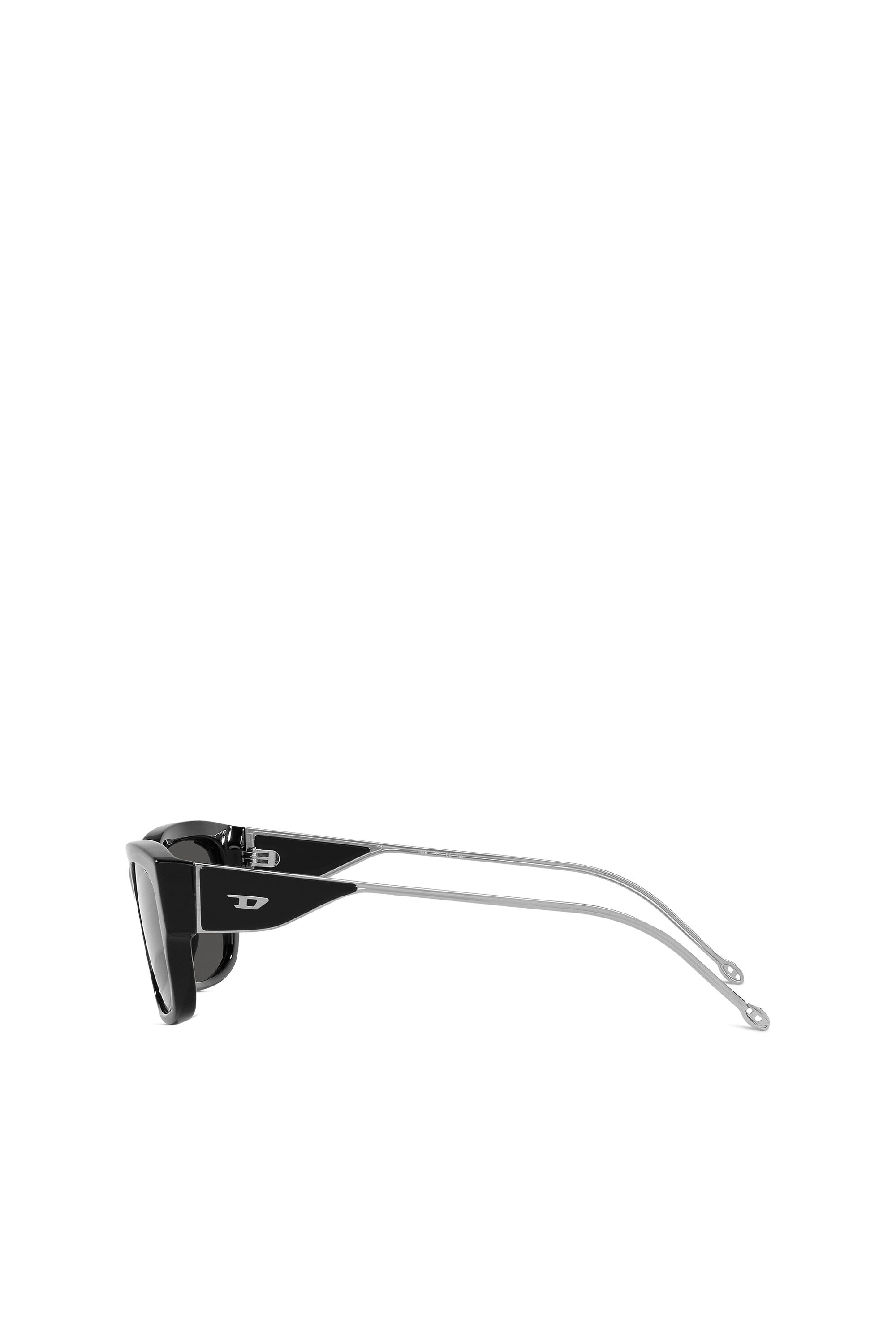 Diesel - 0DL2002 SIZE 56, Lunettes de soleil rectangulaires Mixte in Noir - 5