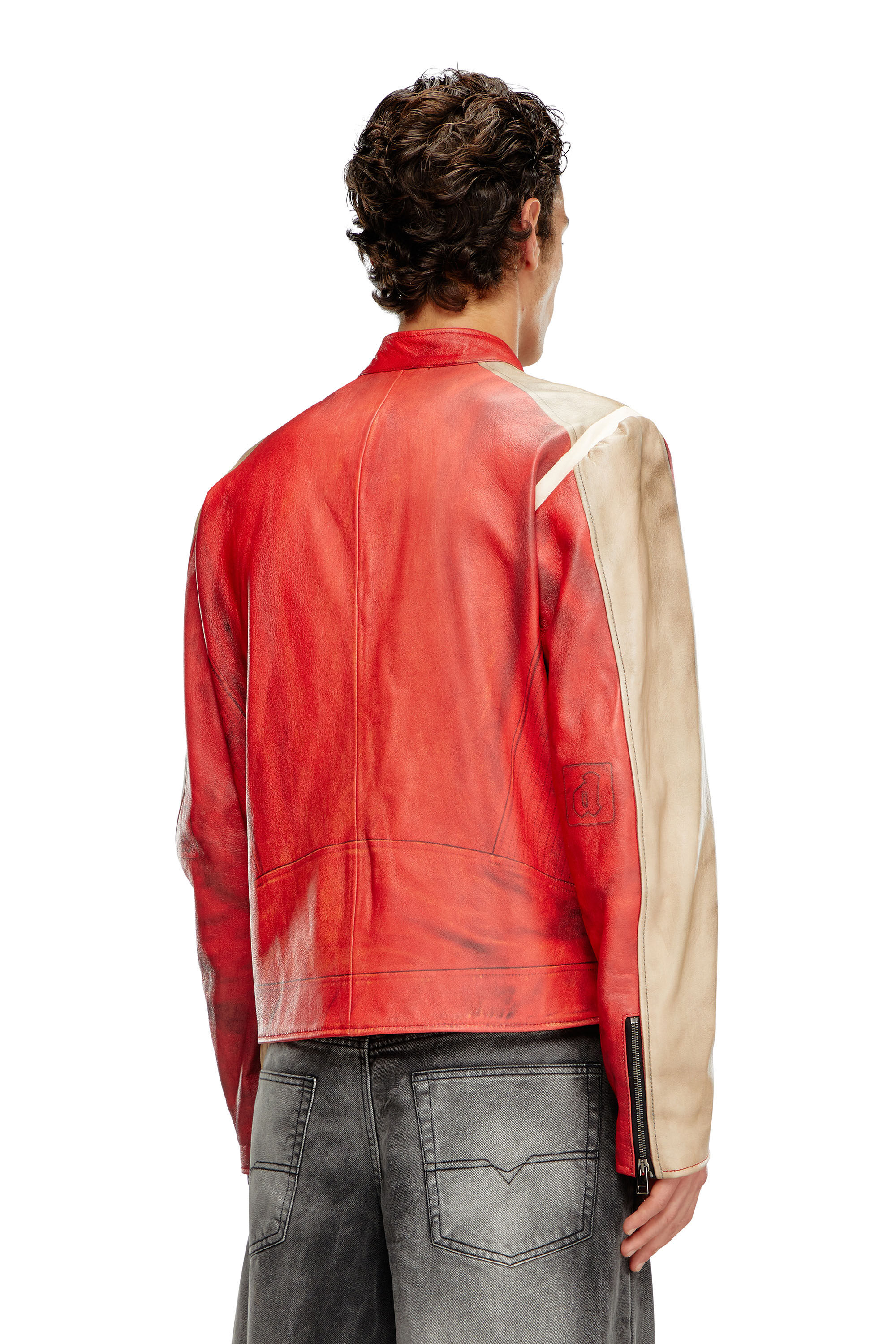 Ledar jacket for man clearance