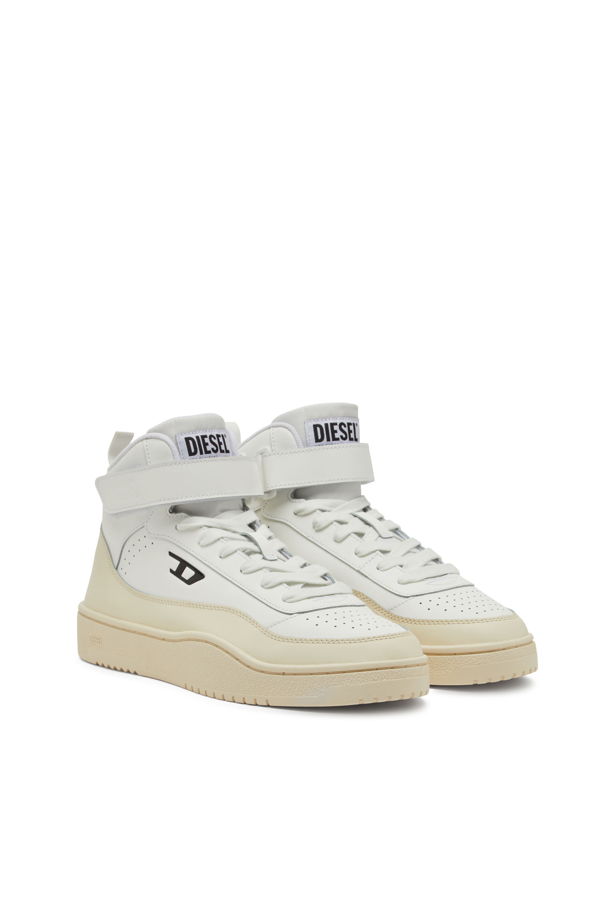Diesel - S-TRACKER-D MID, Male's S-Tracker-D-Mid top sneaker in White - 2