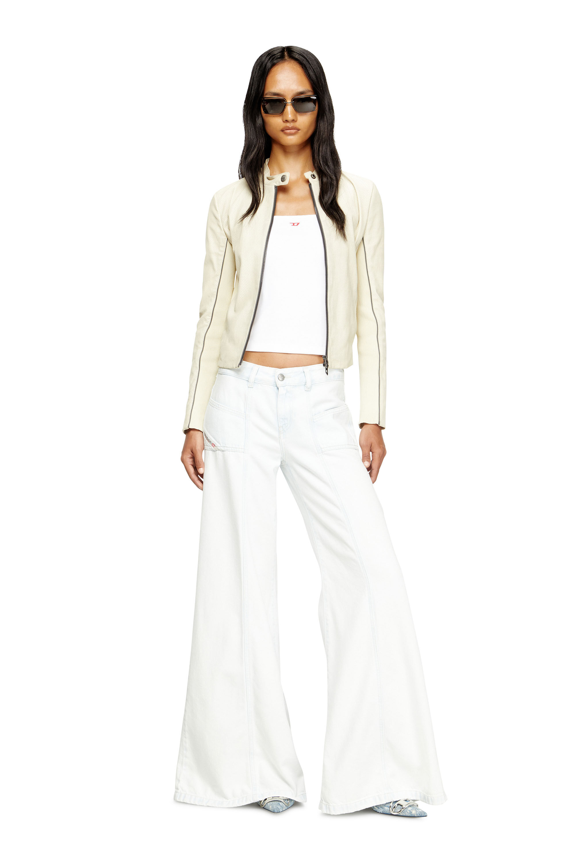 Diesel - Female's Flare Jeans D-Akii 09M08, White - 1