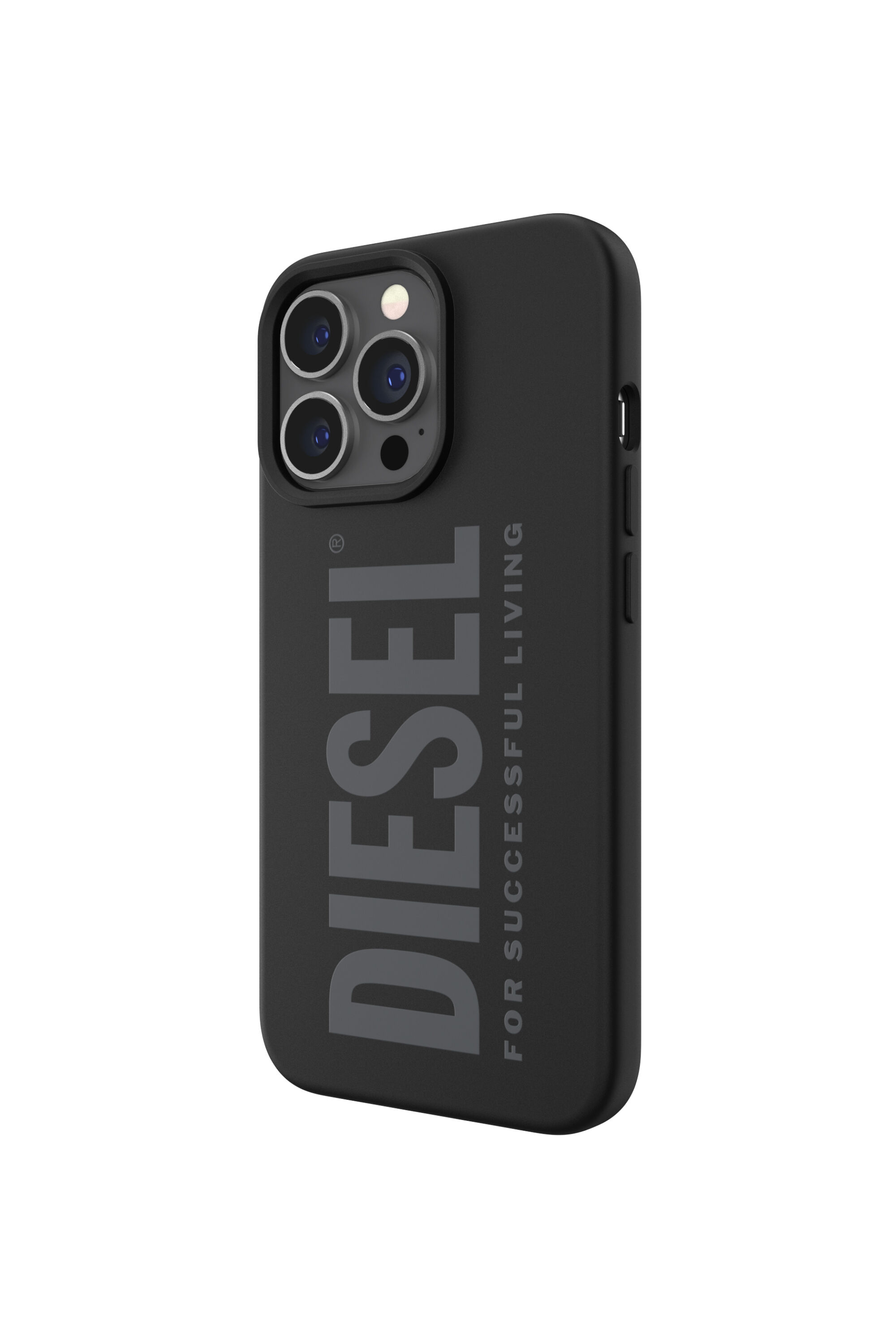 Diesel - 47163 SILICONE CASE, Coque en silicone for iPhone 13 / 13 Pro Mixte in Noir - 4