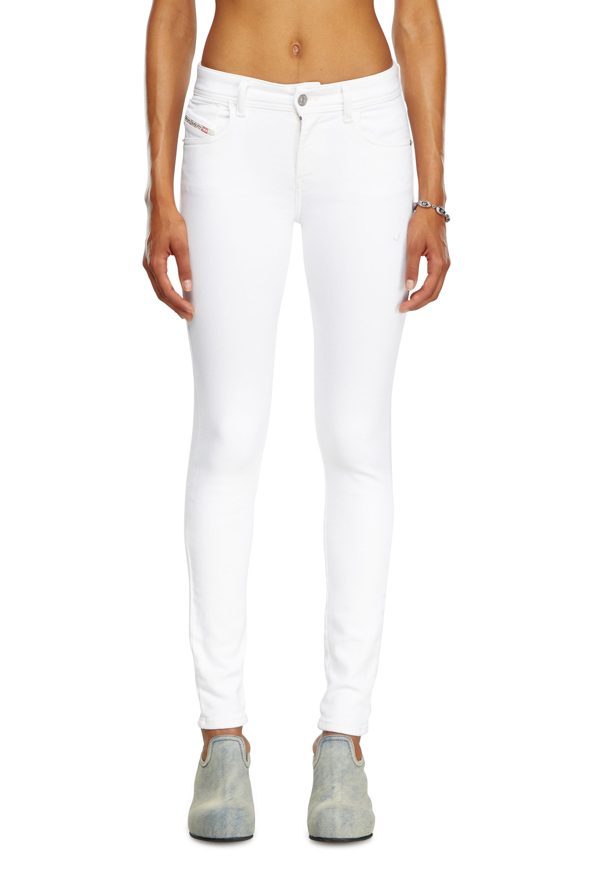 Women s Super skinny Jeans Colored Diesel 2017 Slandy