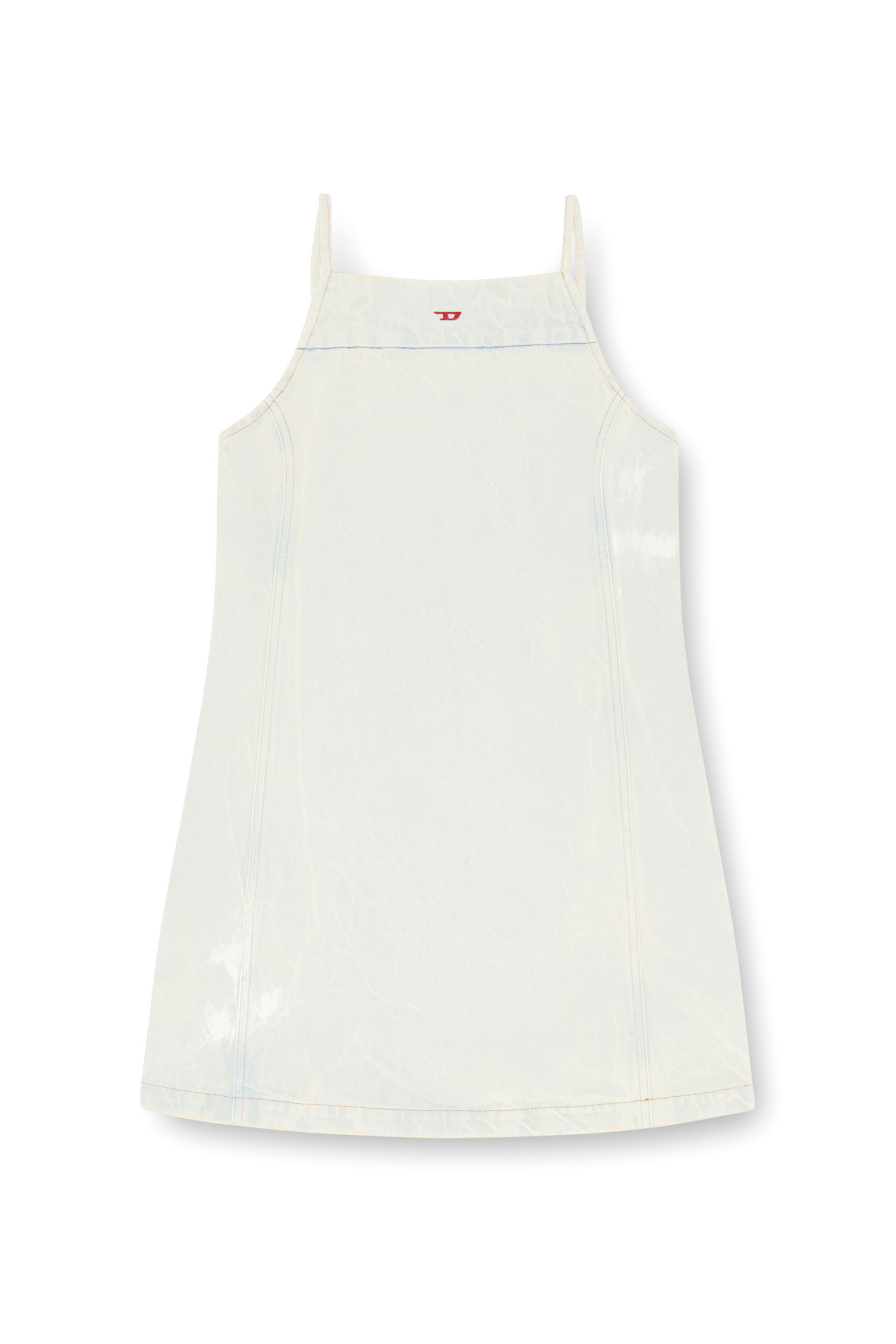 Diesel - DE-BETY-DRESS-D, Robe dos nu en denim avec délavage effet poussière Femme in Bleu - 2