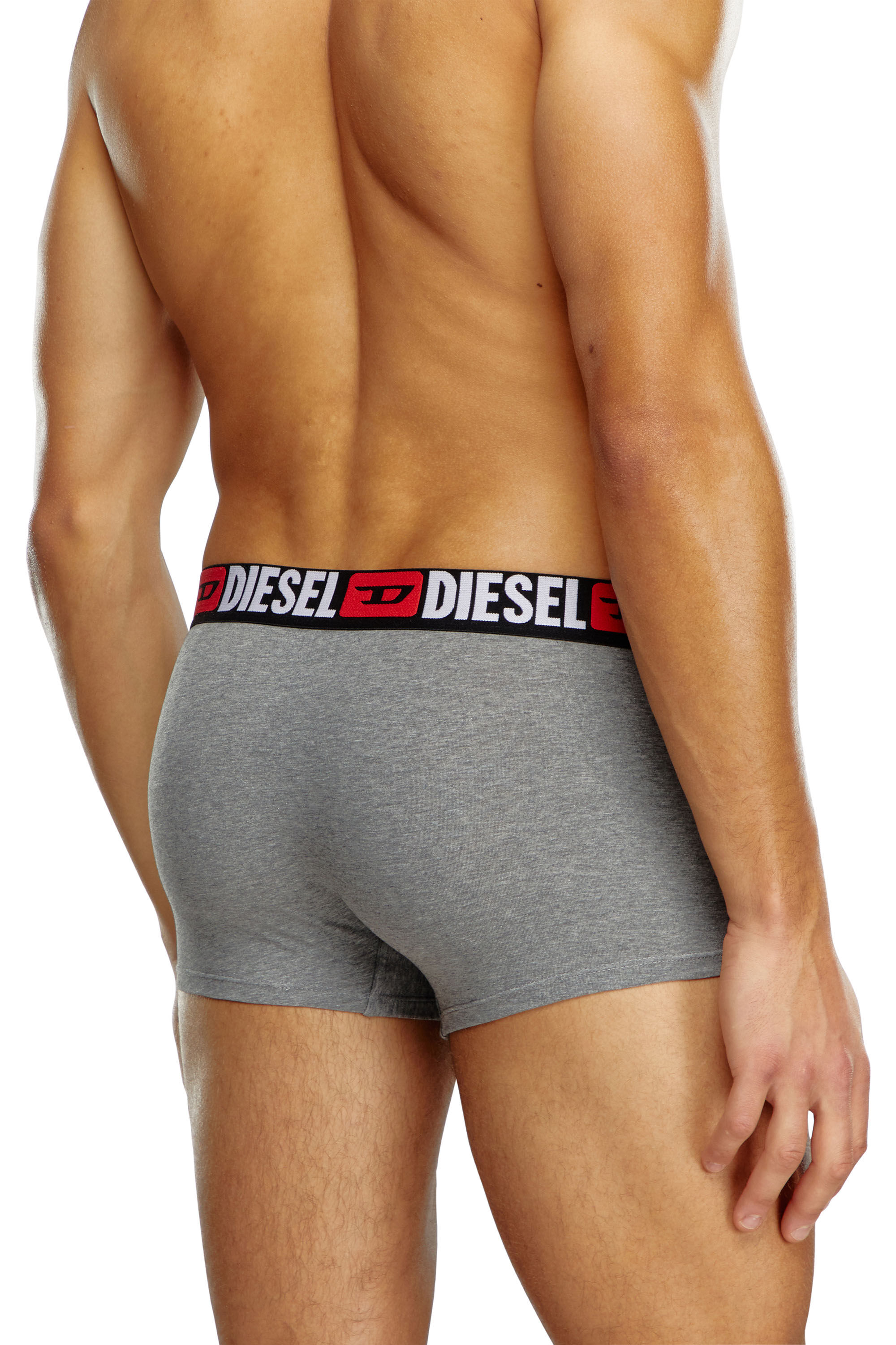 Diesel - UMBX-DAMIENTHREEPACK, Lot de trois boxers avec taille ornée du logo sur toute la surface Homme in Polychrome - 3
