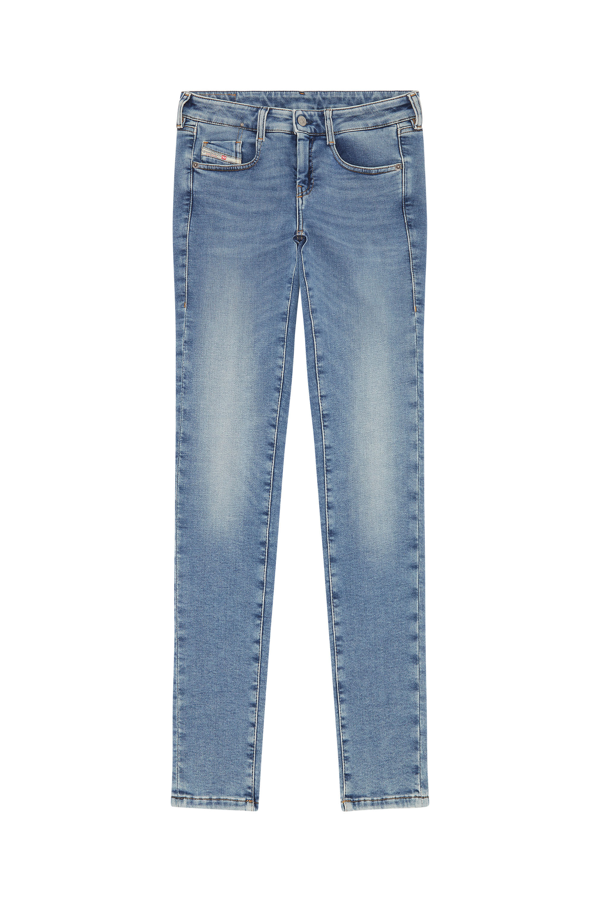 D-OLLIES-T Woman: Slim medium blue Jeans | Diesel
