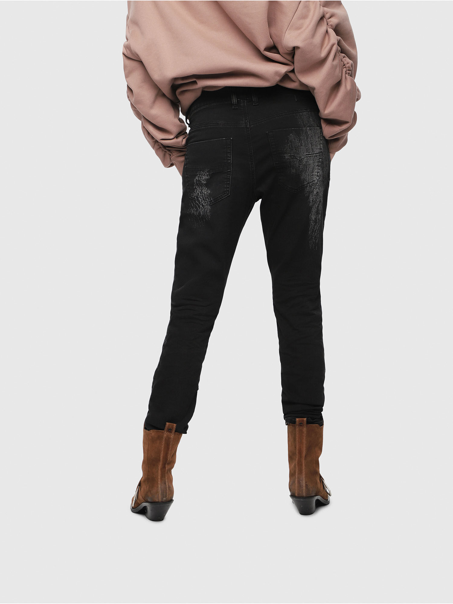 Diesel - Boyfriend Krailey JoggJeans® 069DT, Black/Dark Grey - Image 3