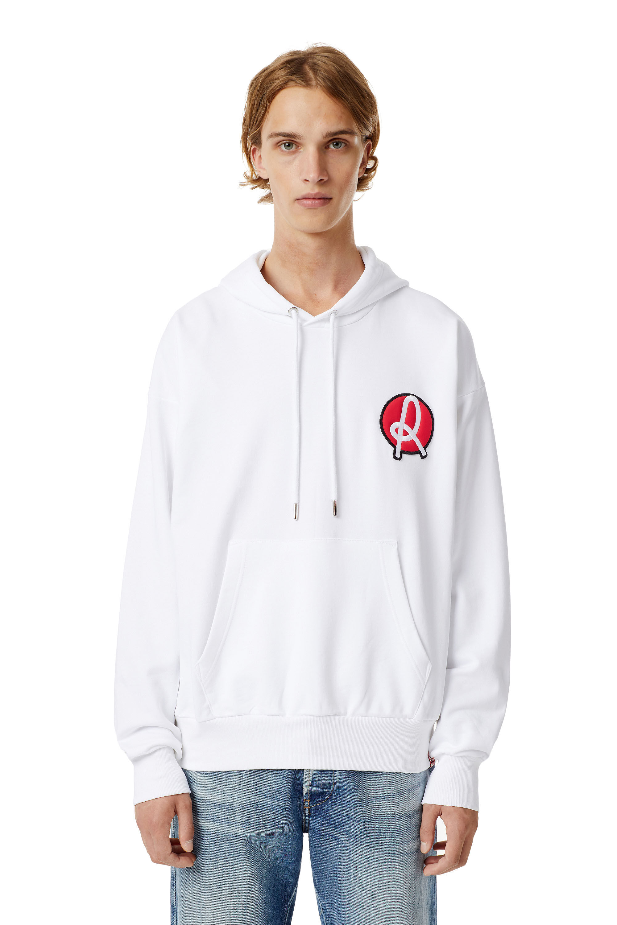 Diesel - LR-S-GIRK-HOOD-VIC, Male's Diesel x L.R. Vicenza hoodie in White - 3