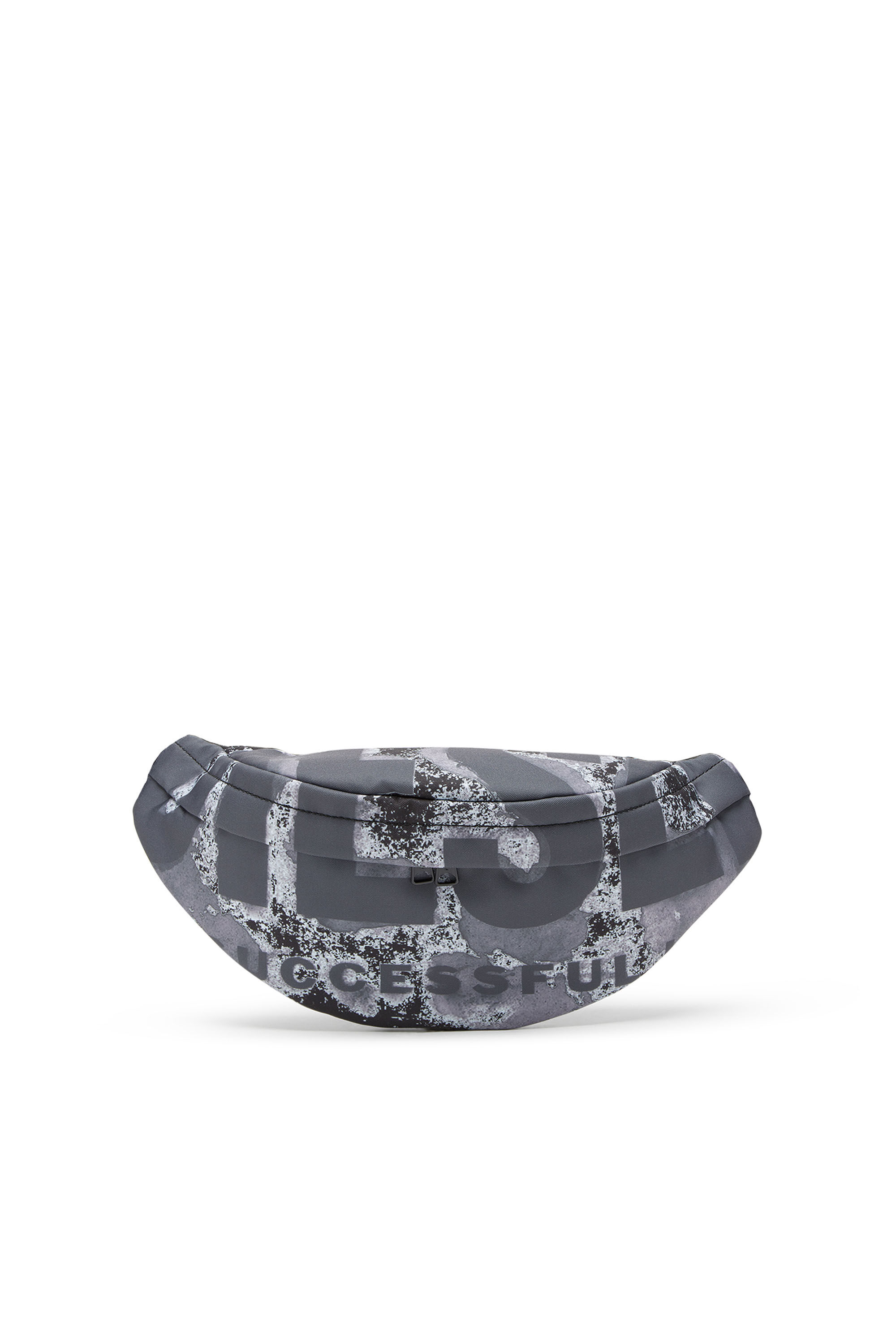 Diesel - RAVE BELTBAG X, Rave-Sac banane avec imprimé logo estompé Homme in Polychrome - 1