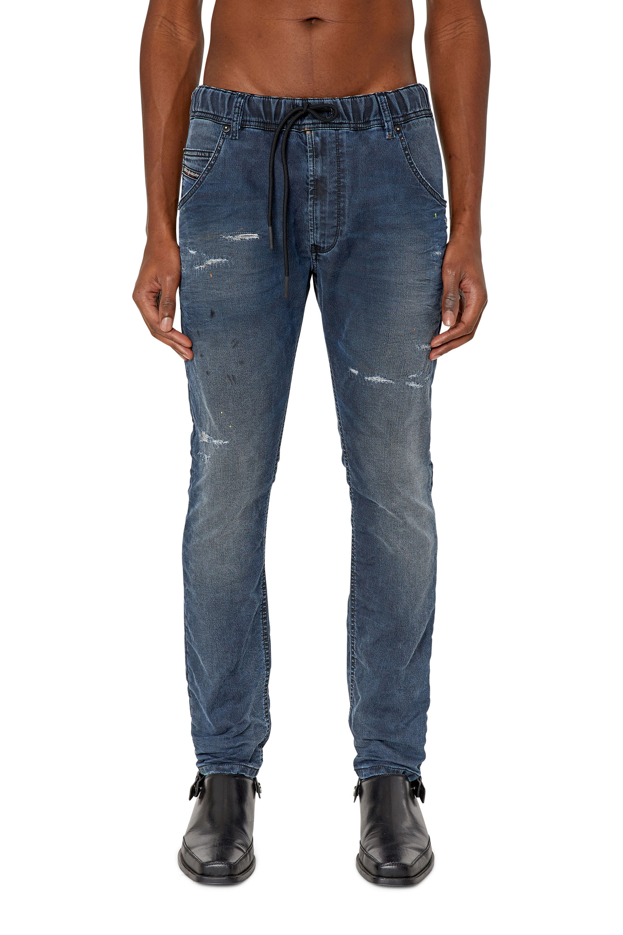 KROOLEY JOGGJEANS Man: Tapered dark blue Jeans | Diesel®