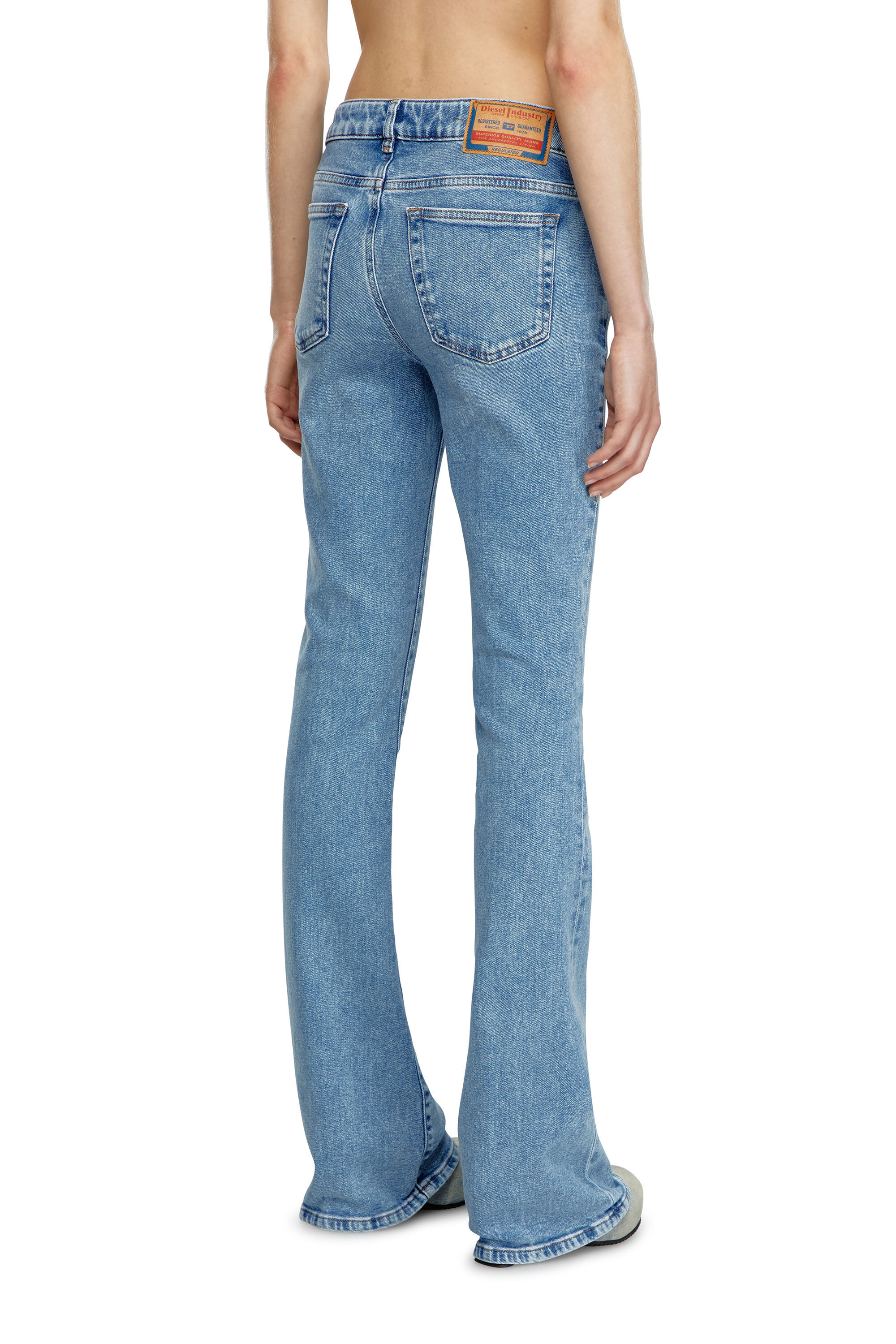 1969 D EBBEY Woman bootcutandflare Light blue Jeans Diesel
