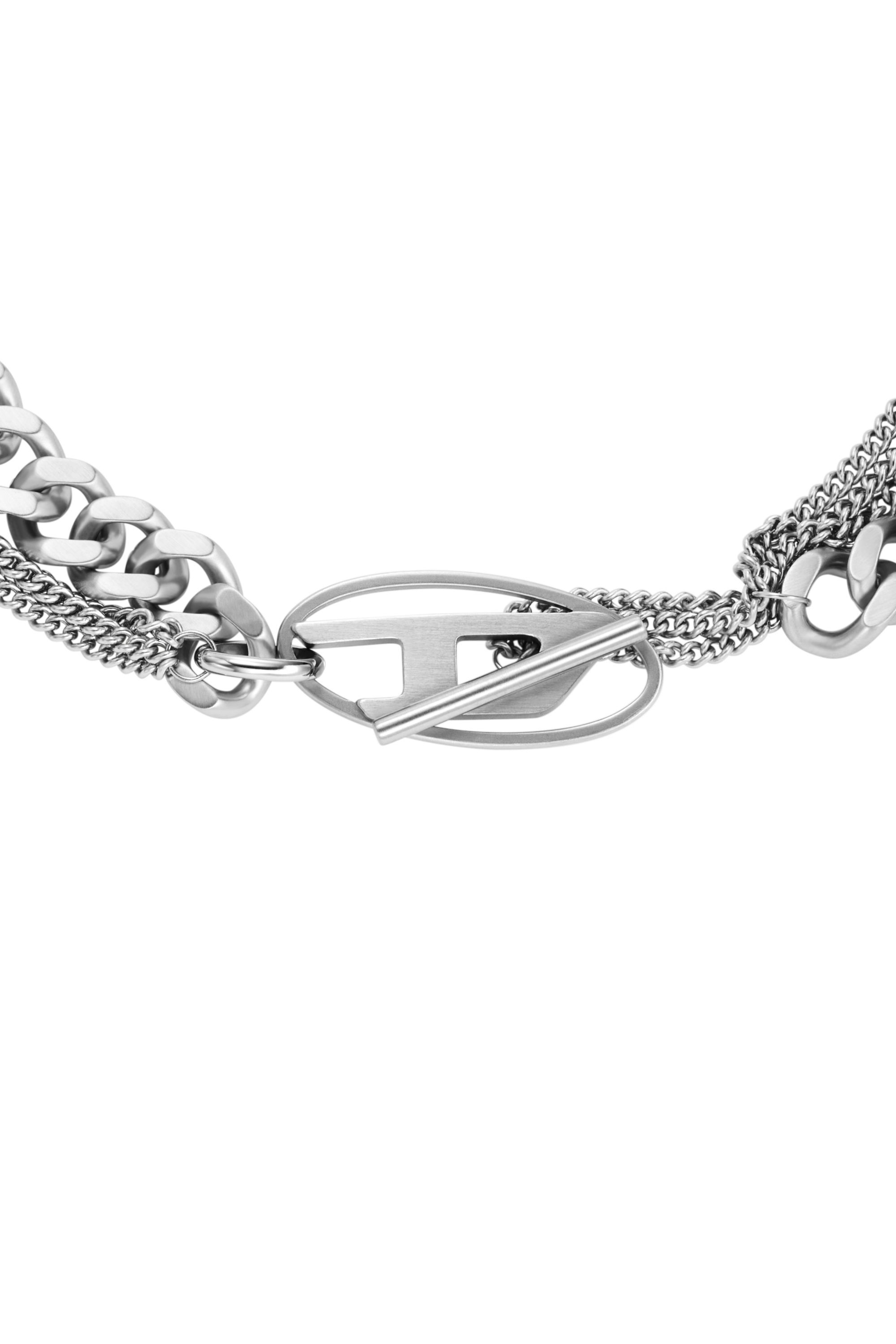 Diesel - DX1549040 JEWEL, Collier chaîne en acier inoxydable Mixte in Gris argenté - 2