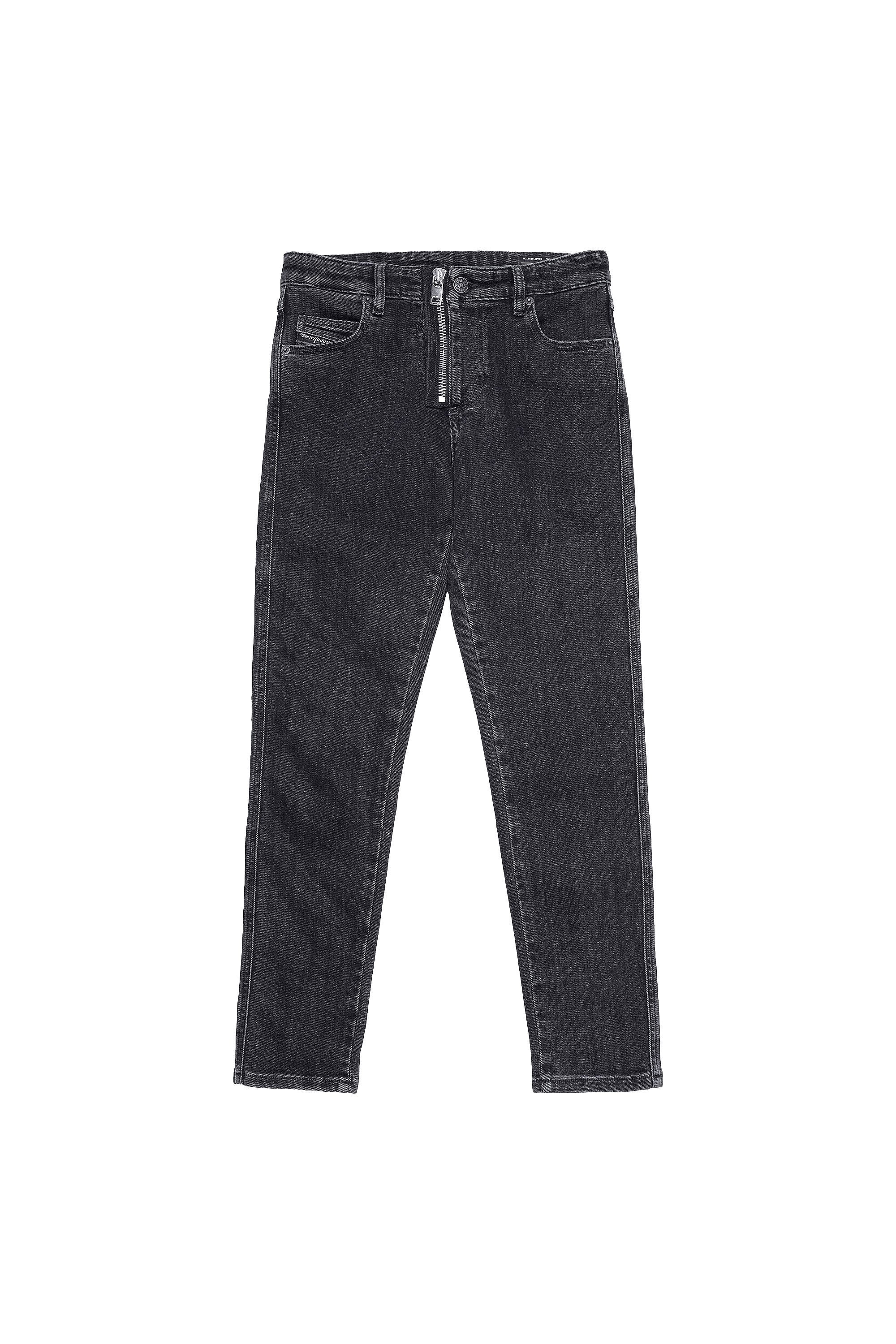 Diesel - 2015 BABHILA 09A67 Skinny Jeans, Noir/Gris foncé - Image 2