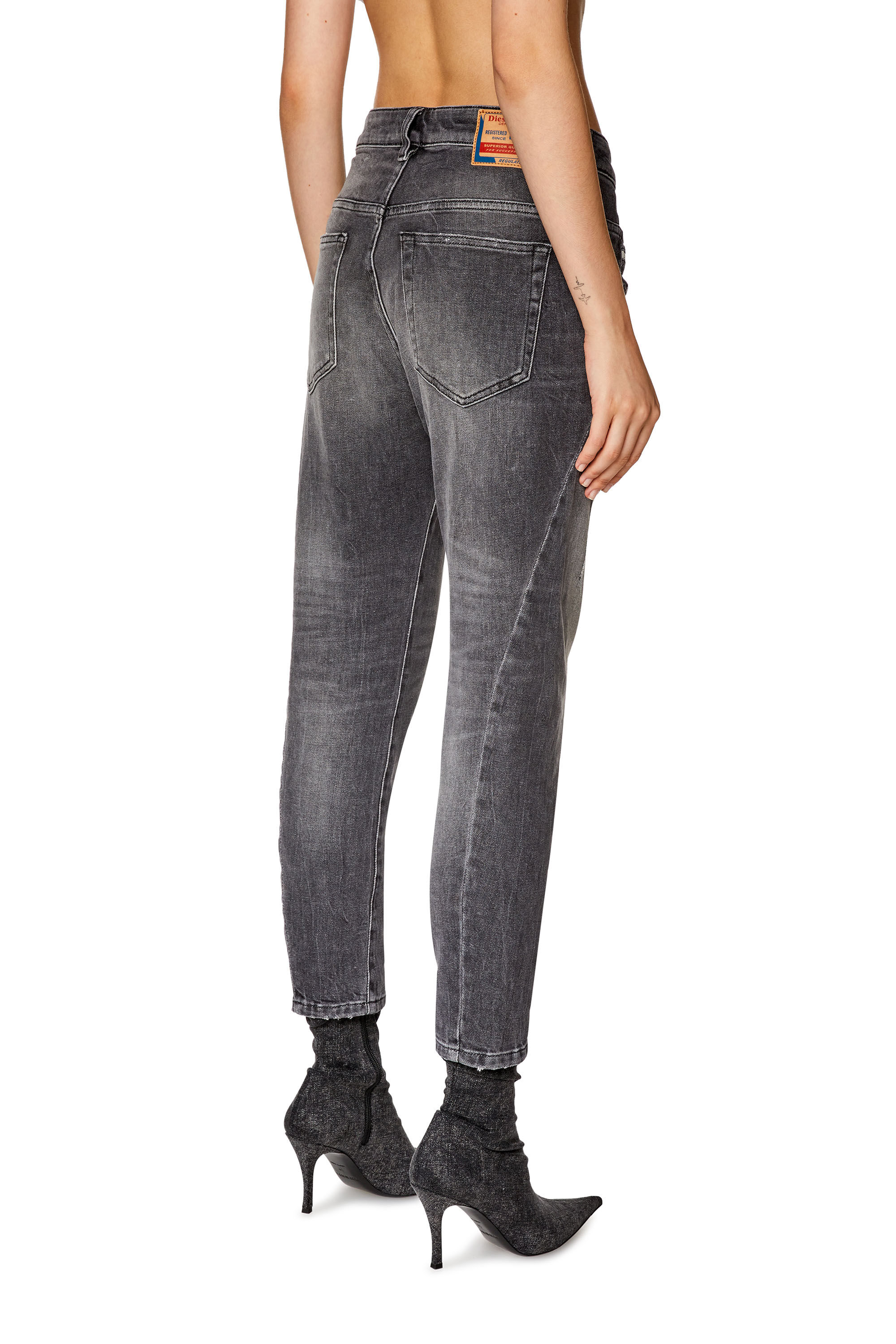Diesel - Female's Boyfriend Jeans Fayza 09G21, Black/Dark Grey - 5