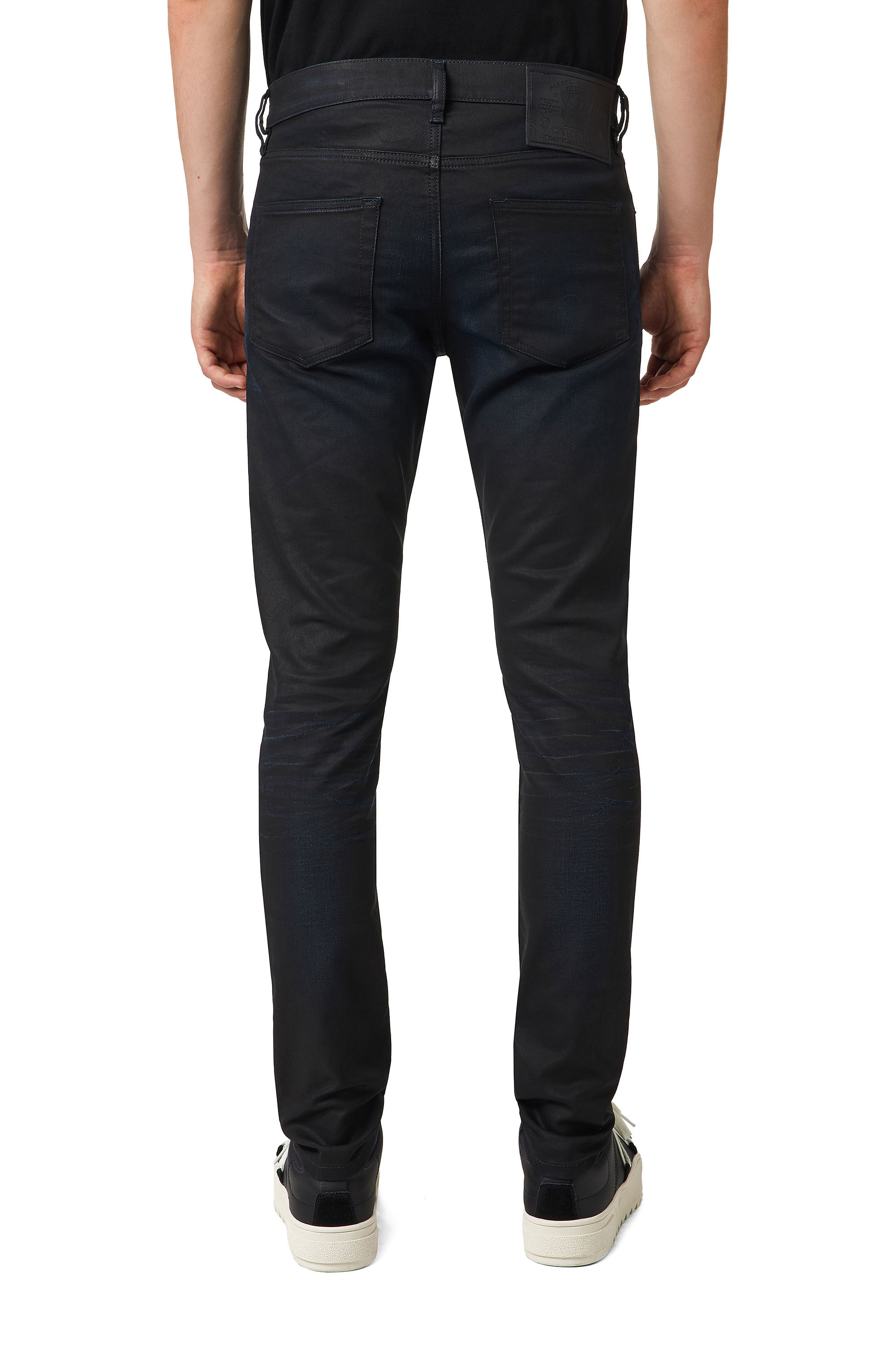Diesel - D-Strukt JoggJeans® 069XN Slim, Black/Dark Grey - Image 4