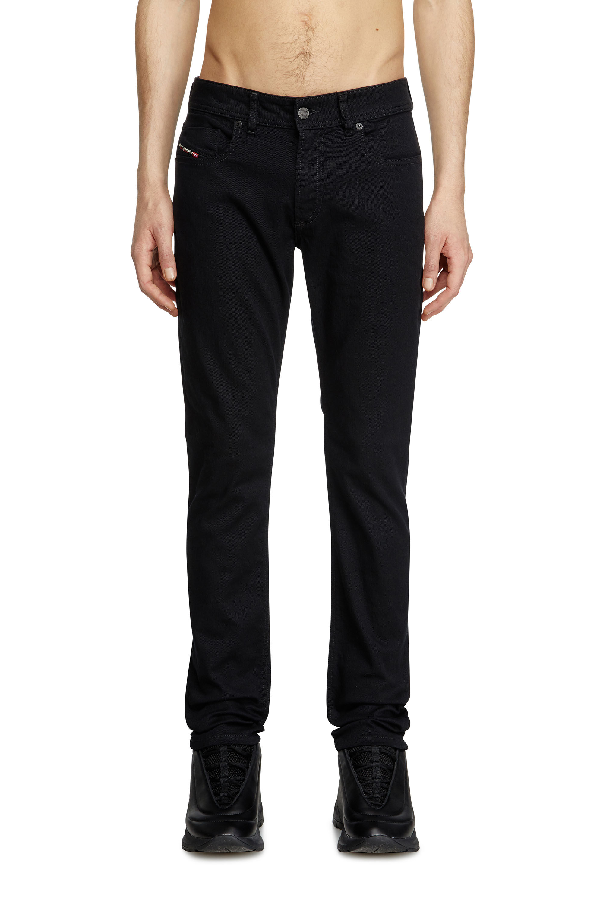 Diesel - Skinny Jeans 1979 Sleenker 09C51 Homme, Noir/Gris foncé - Image 3