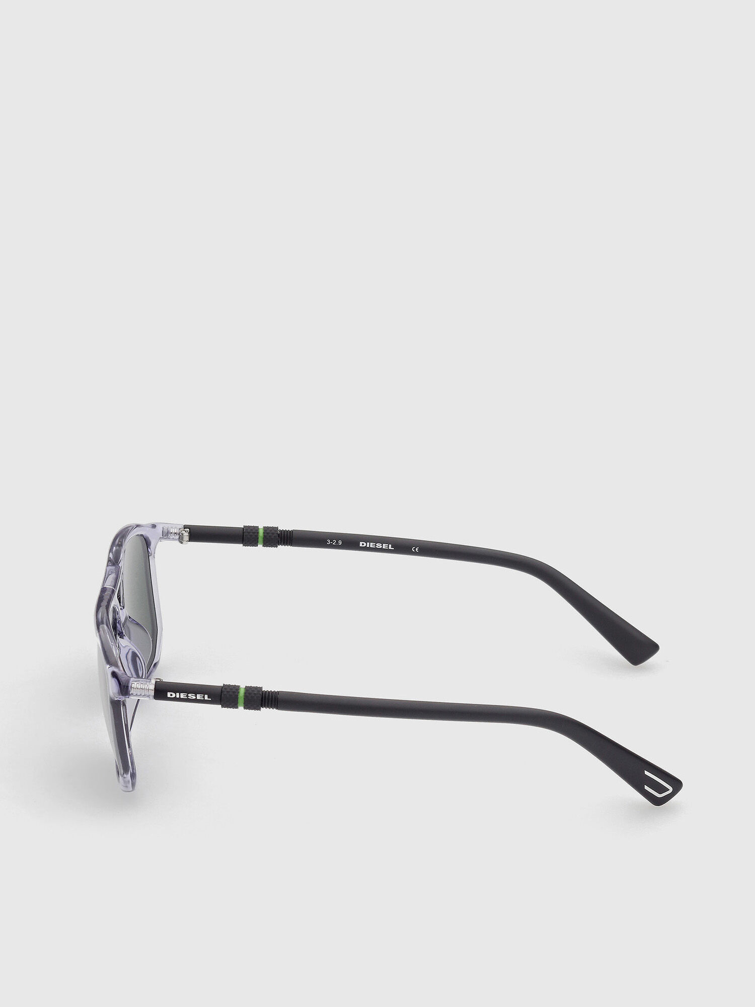 Diesel - DL0332, Male's Navigator sunglasses with double bridge in Grey - 3