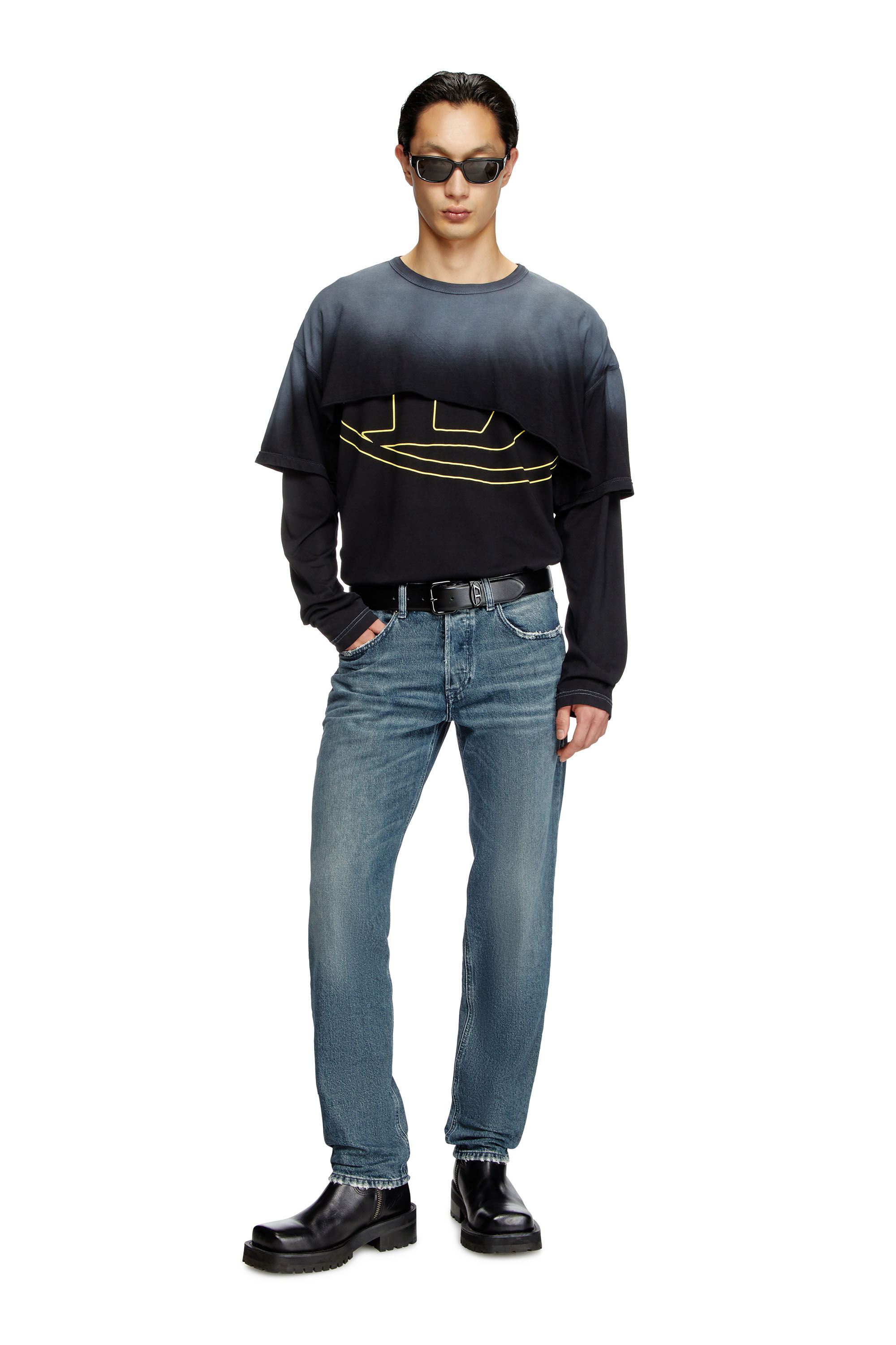 Diesel - Male's Regular Jeans 2023 D-Finitive 007Y7, Medium Blue - 1