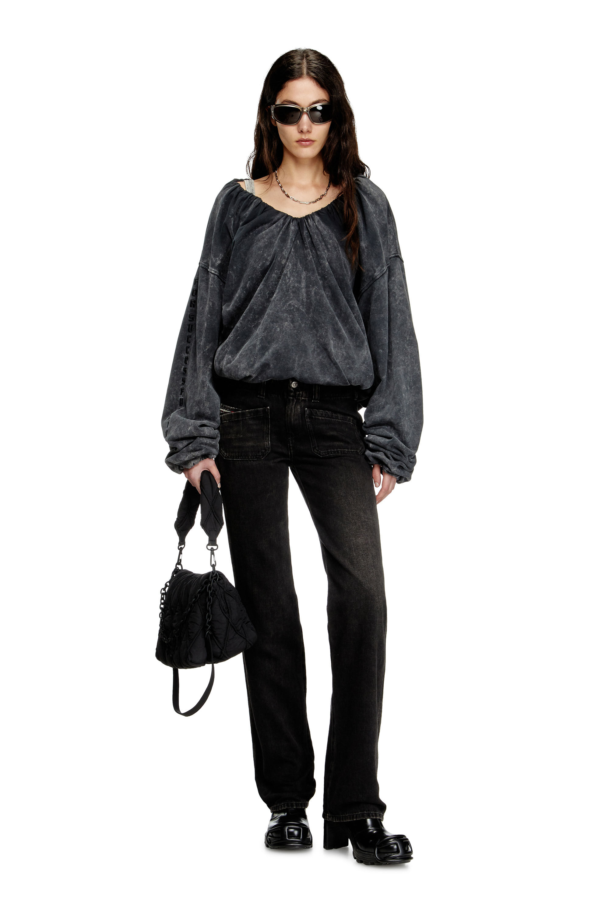 Diesel - Female's Bootcut Jeans D-Keate 09J96, Black/Dark Grey - 1