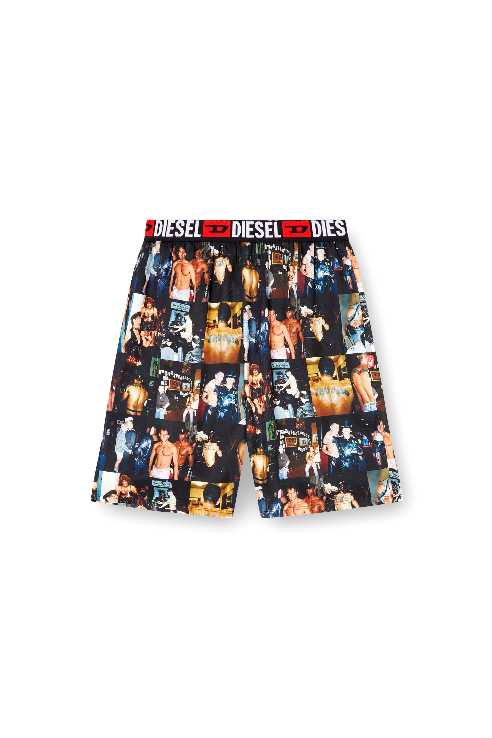 Diesel - PR-P-TOLL-SHOR-TOM25, Chemise bowling avec imprimés graphiques Mixte in Noir - 2