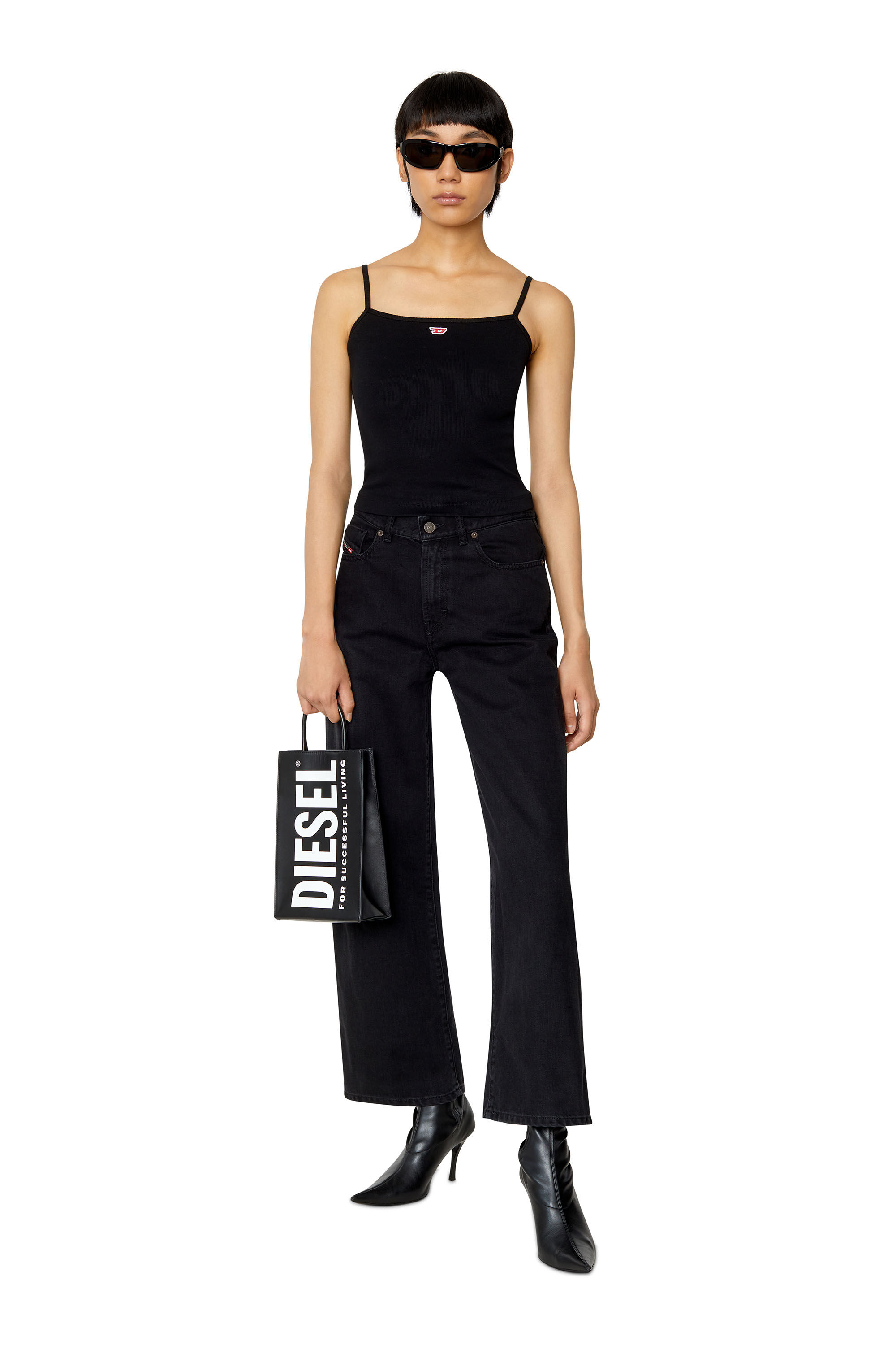 2000 Widee Woman: Bootcut Black/Dark grey Jeans | Diesel®