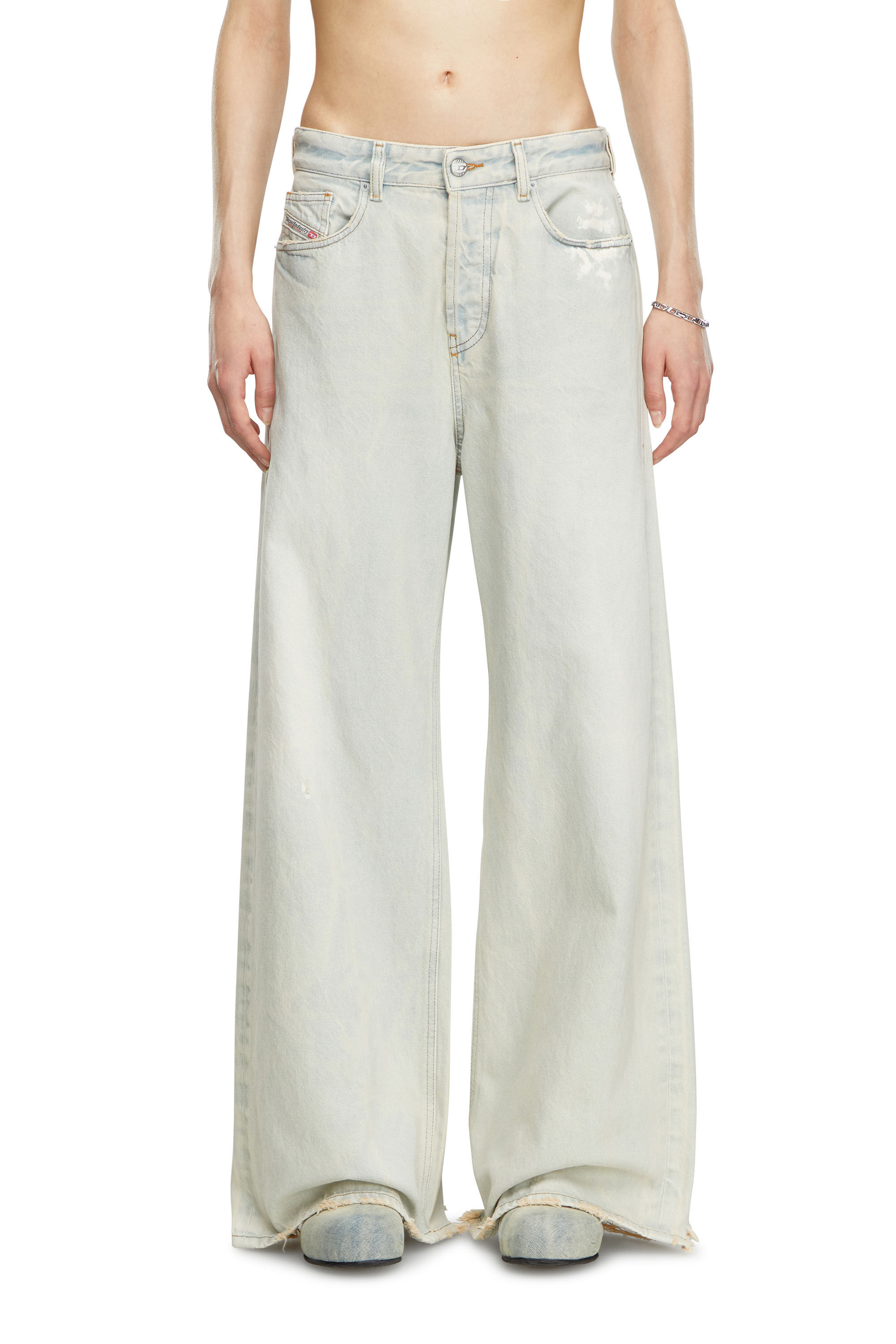 Diesel - Female Straight Jeans 1996 D-Sire 09J81, Light Blue - Image 3