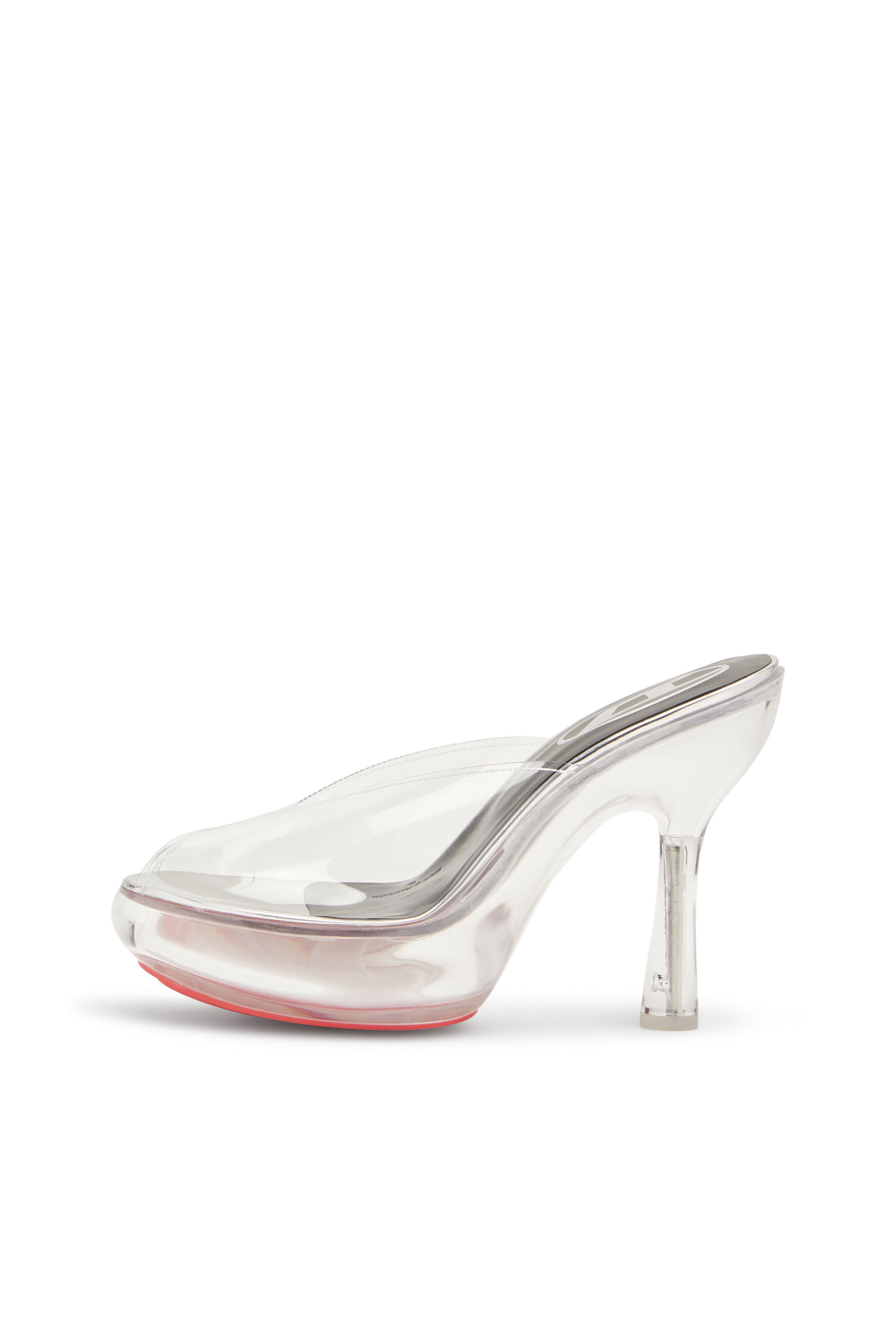 Diesel - D-LAKE PLATFORM SDL, Female's D-Lake-Platform mules in TPU and acetate in White - 8