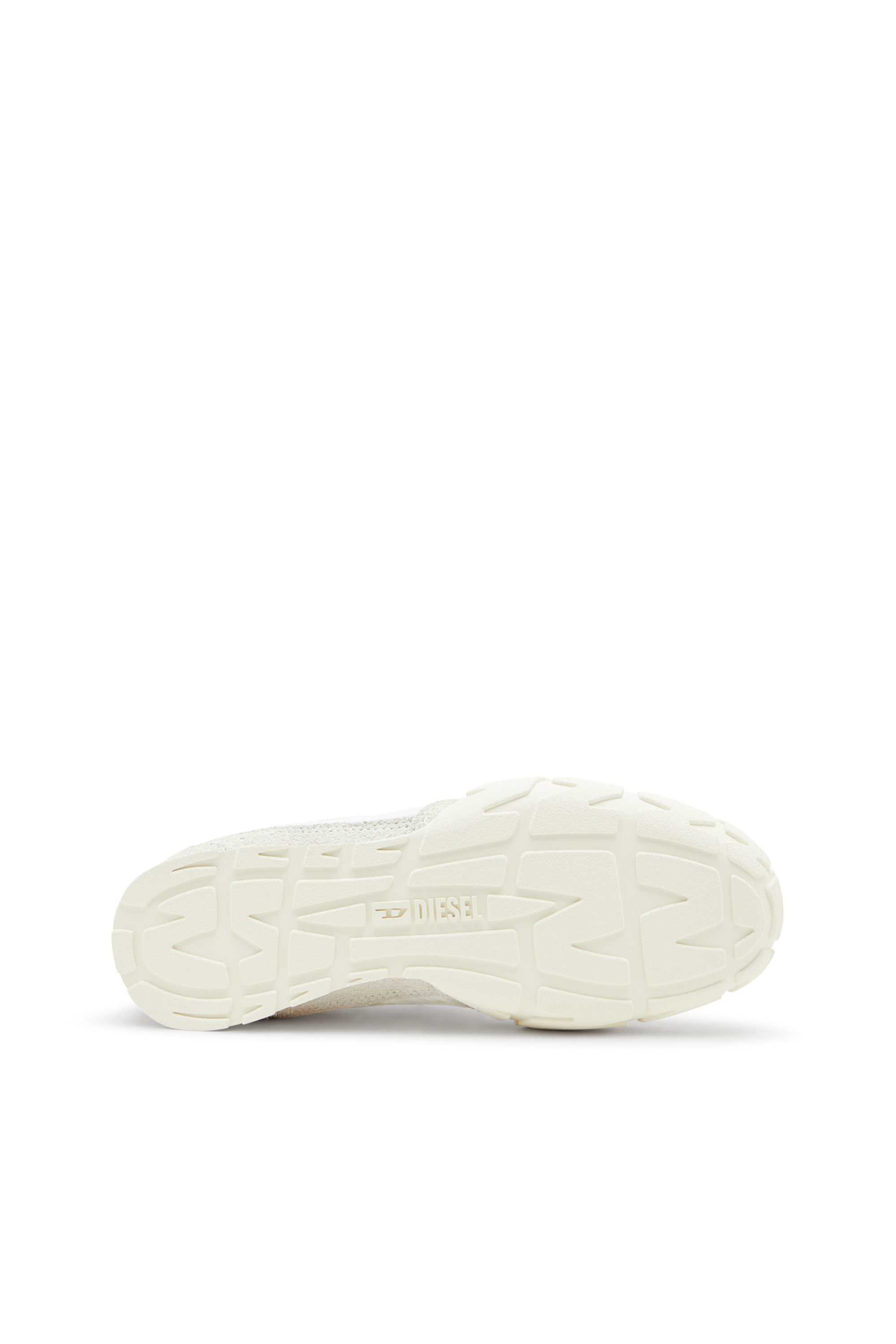 Diesel - S-PAGODHA LOW W, Female's S-Pagodha-Sneakers in leather, suede and ripstop in White/Red - 5