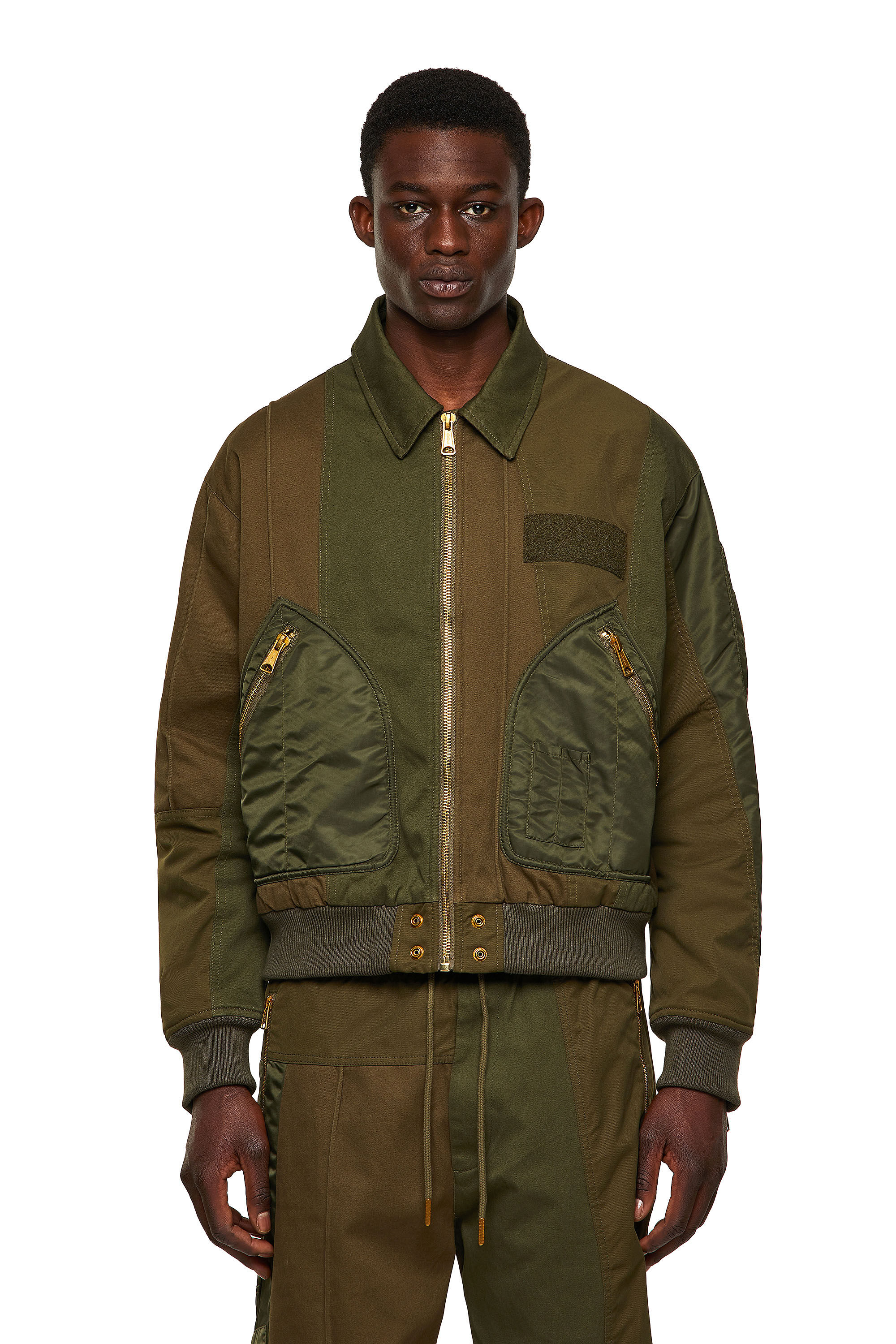 Diesel olive shop green jacket