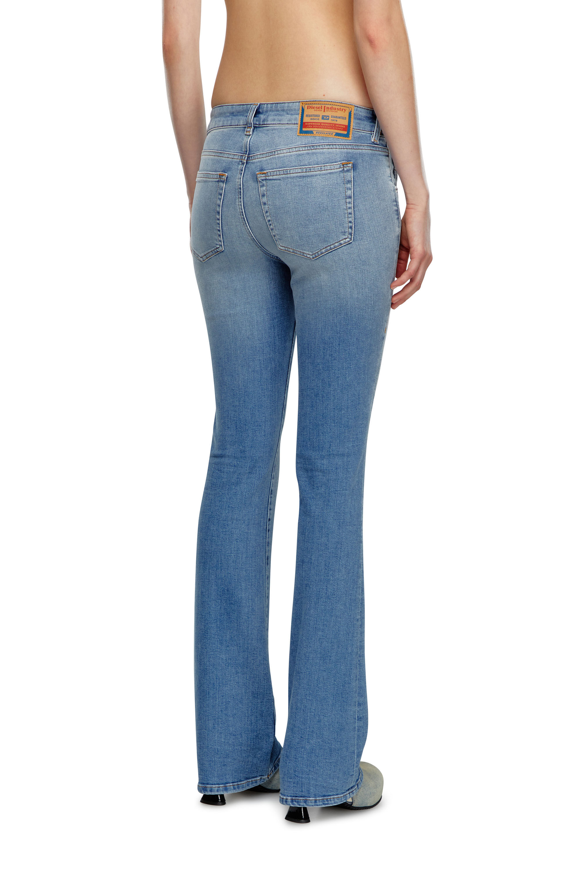 Diesel - Female Bootcut and Flare Jeans 1969 D-Ebbey 09K06, Light Blue - Image 5