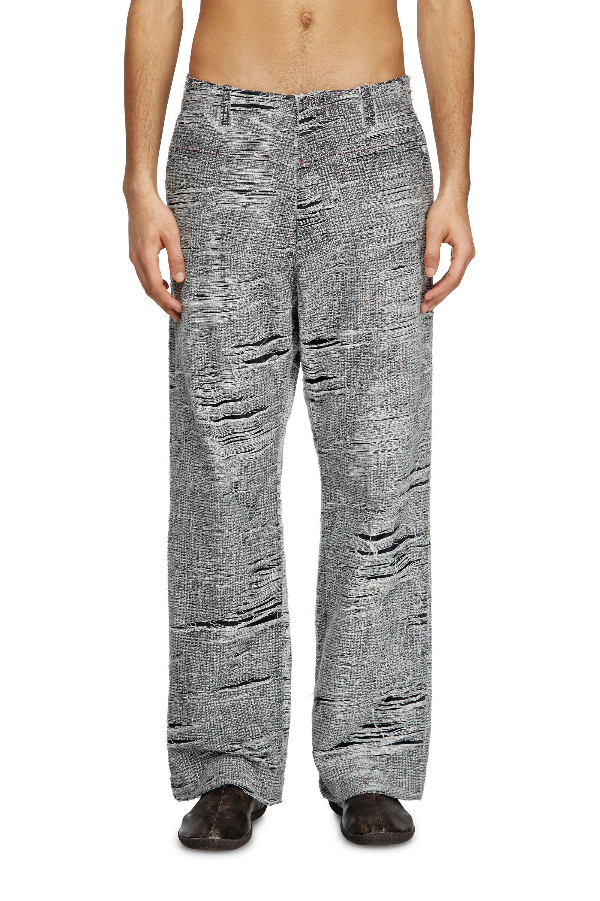 Diesel - Relaxed Jeans D-Boix 0CMBR Homme, Gris - Image 3