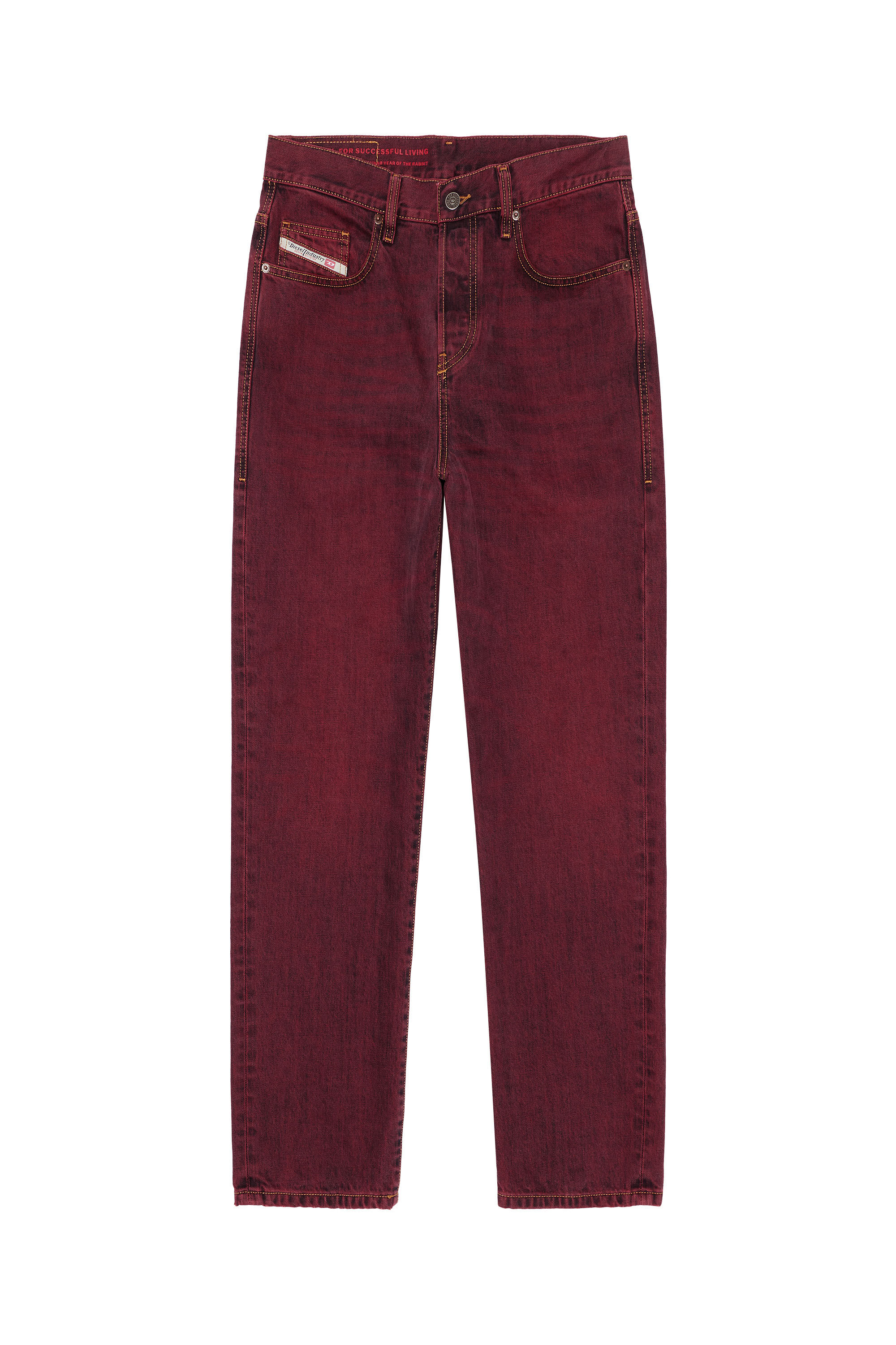 2020 D Viker 09H01 Unisex Straight Colored Jeans Diesel