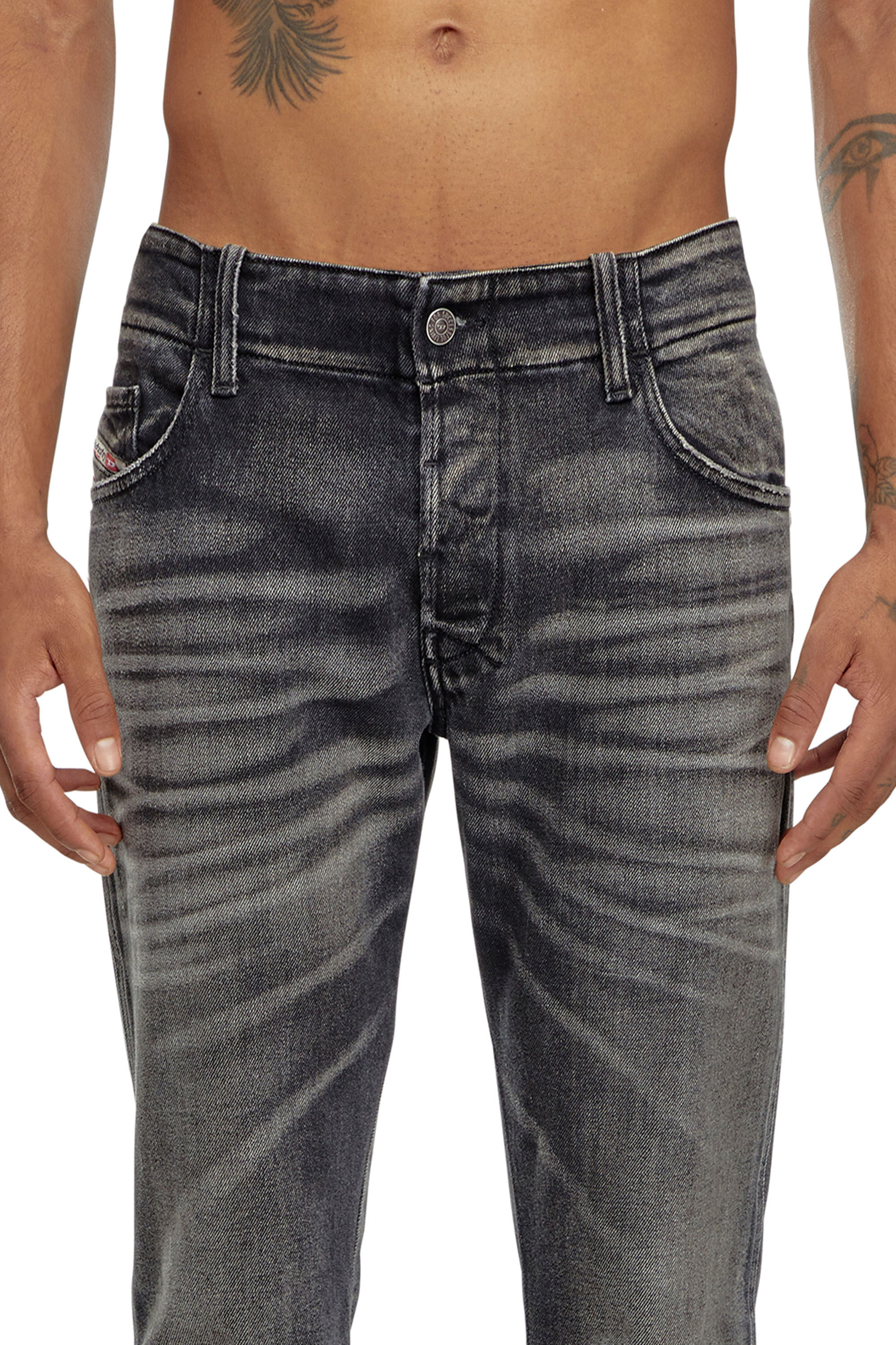 Black slim fit bootcut jeans online