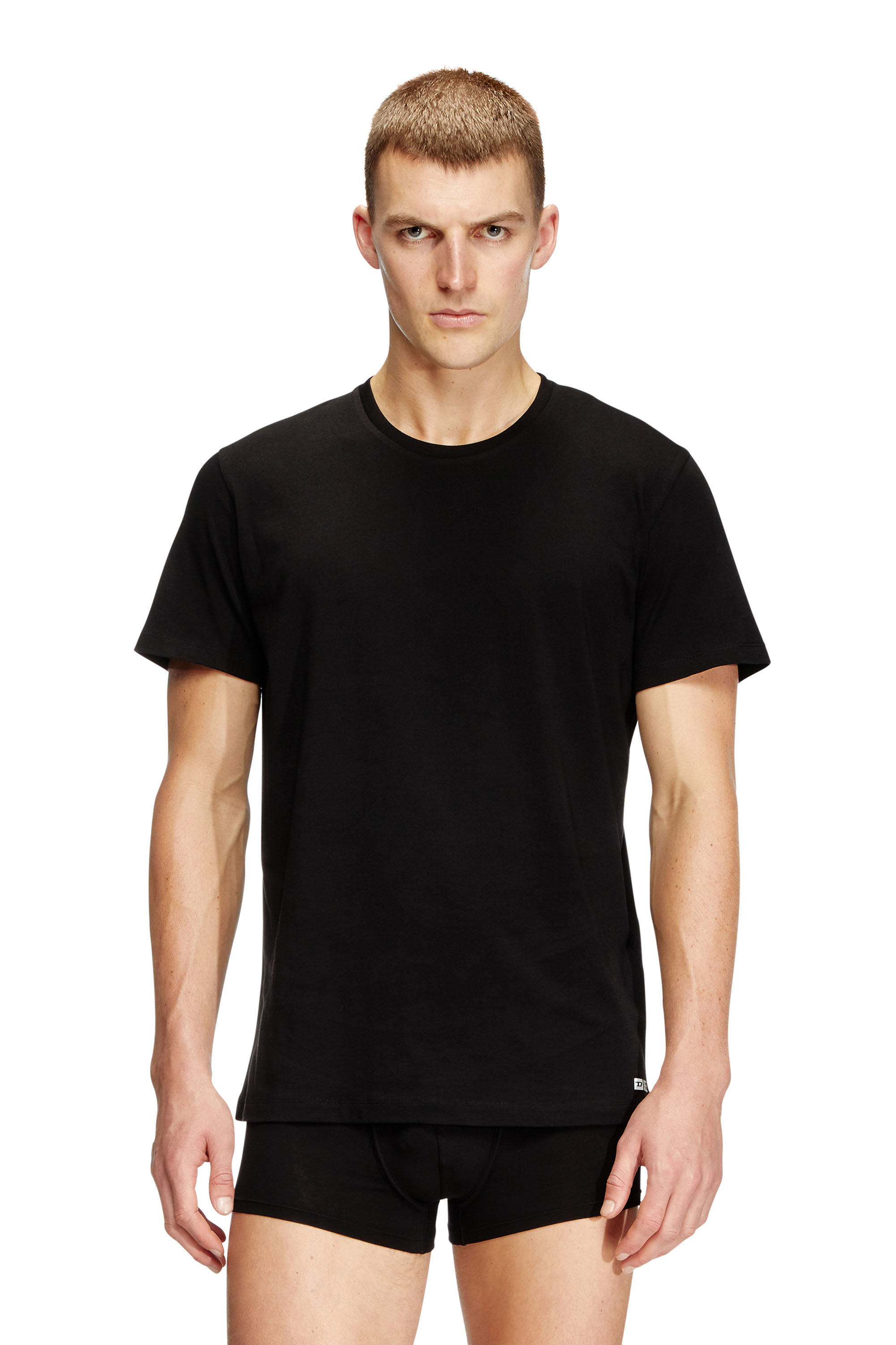 Diesel - RANDAL-D-BOX-3PACK, Male's Three-pack of T-shirts in Black - 3
