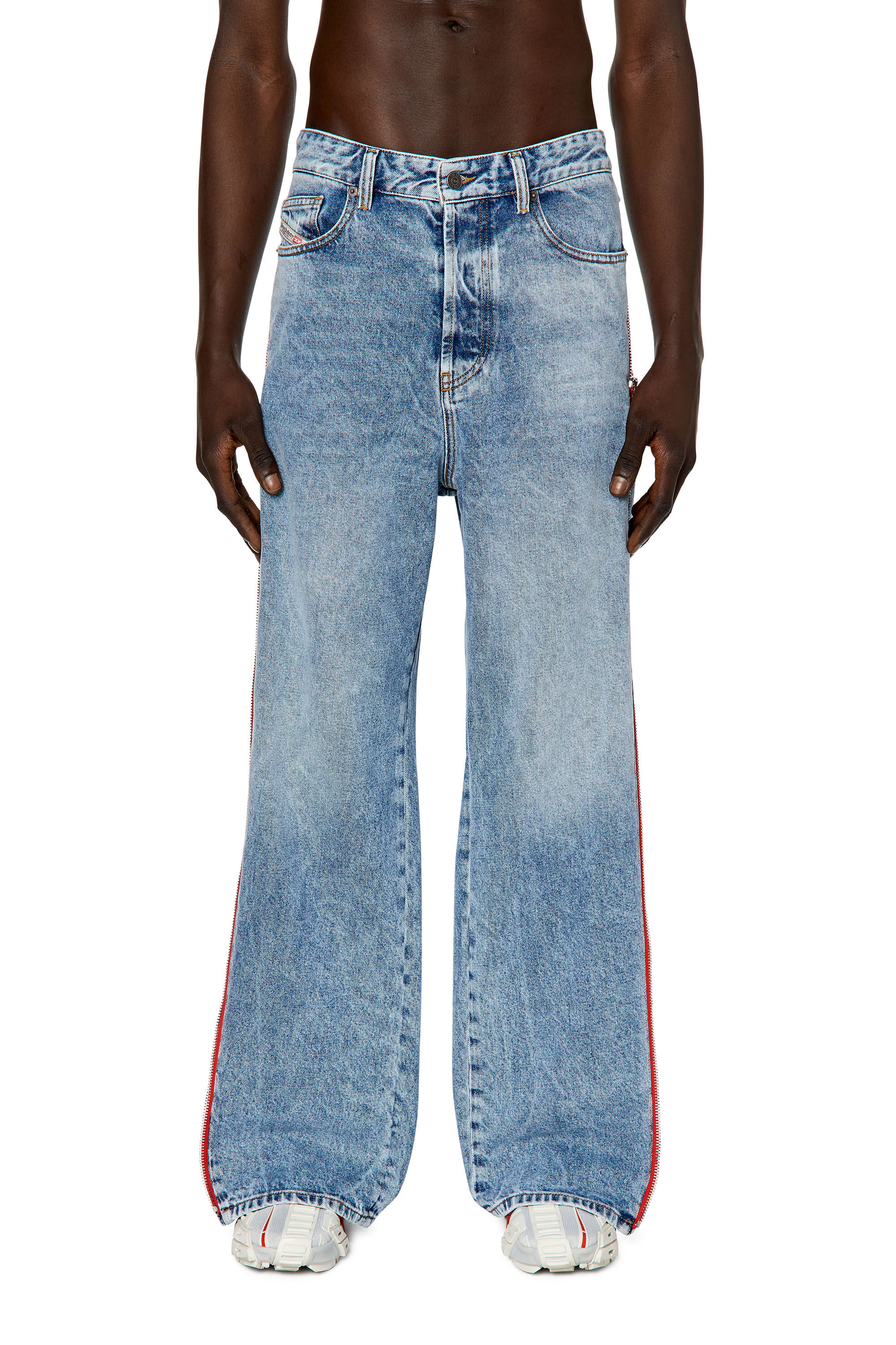 D-Rise 09G47 Man: Straight Light blue Jeans | Diesel