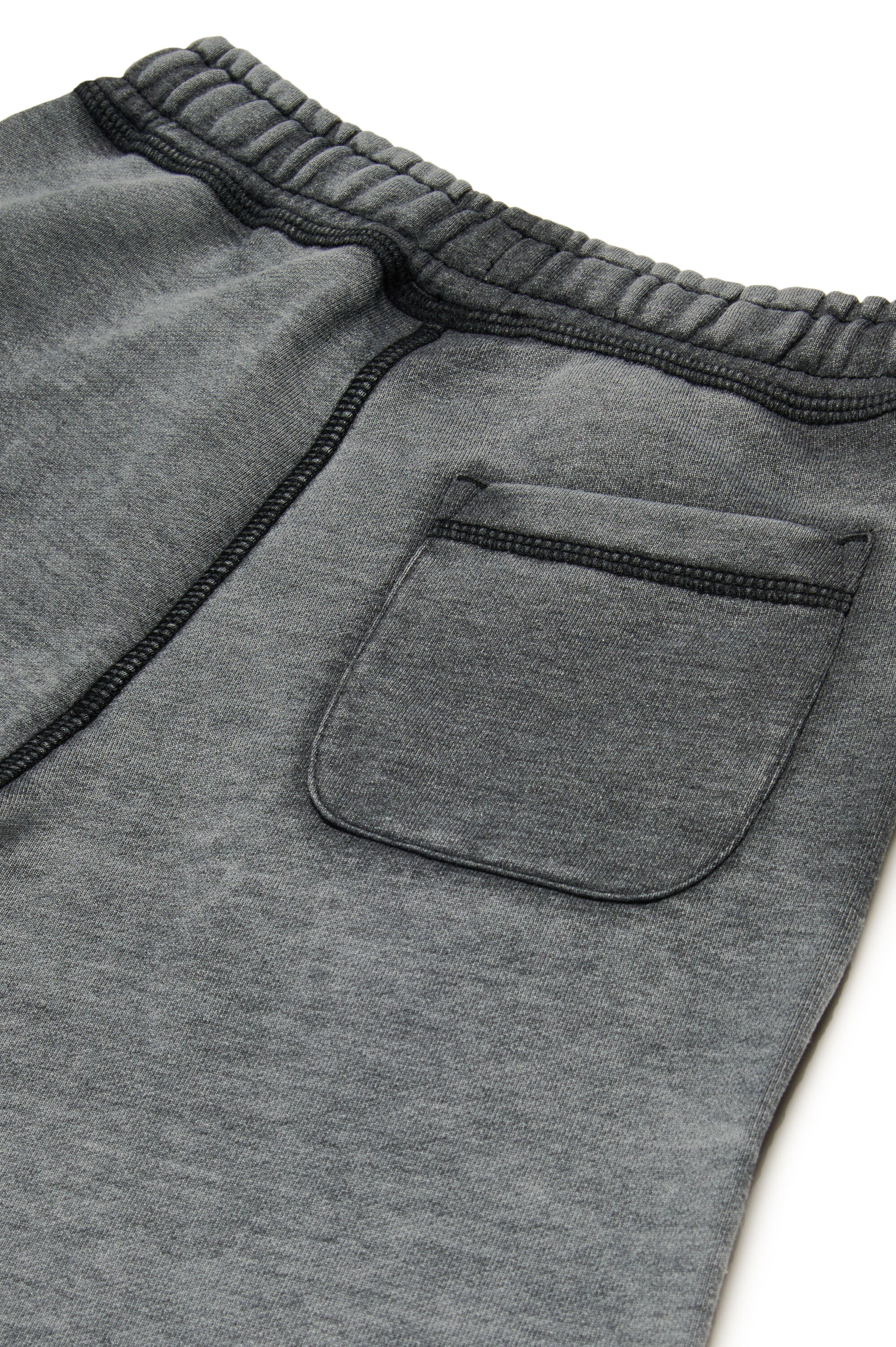 Diesel - PROWN, Short dévoré avec logo Homme in Noir - 4