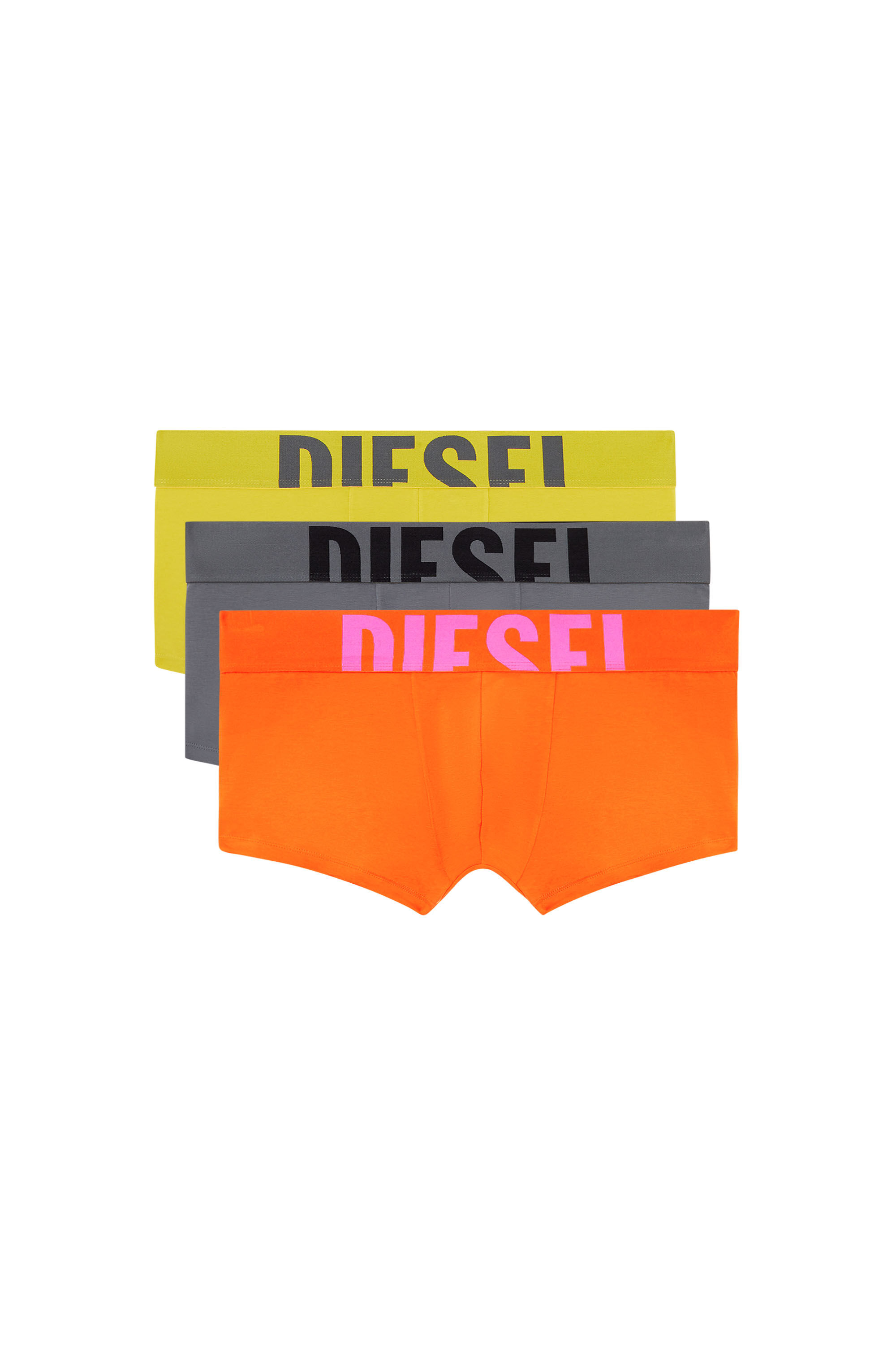 Diesel - UMBX-DAMIENTHREEPACK-5.5EL, Lot de trois boxers en coton stretch Homme in Polychrome - 4
