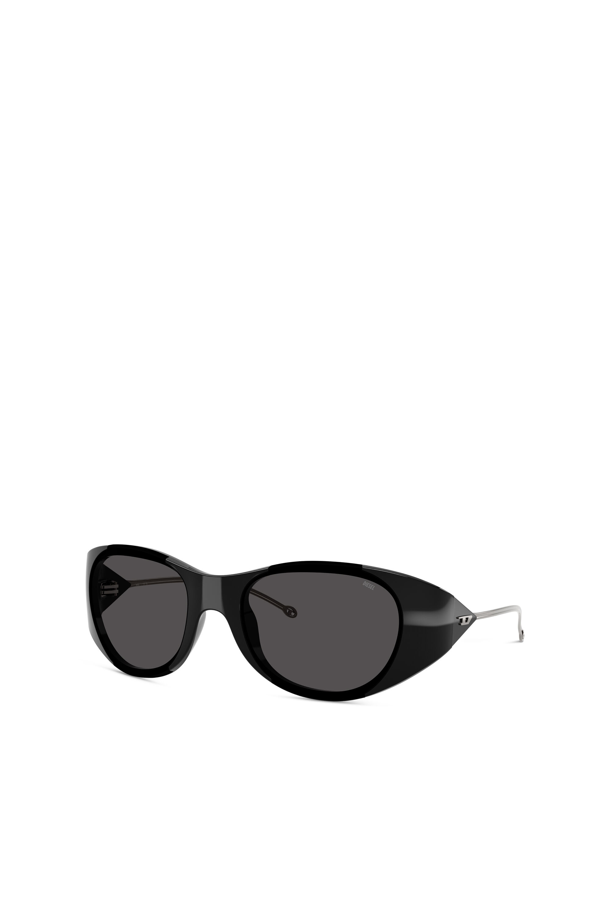 Diesel - 0DL3003, Unisex's Iconic oval sunglasses in Dark Grey - 4