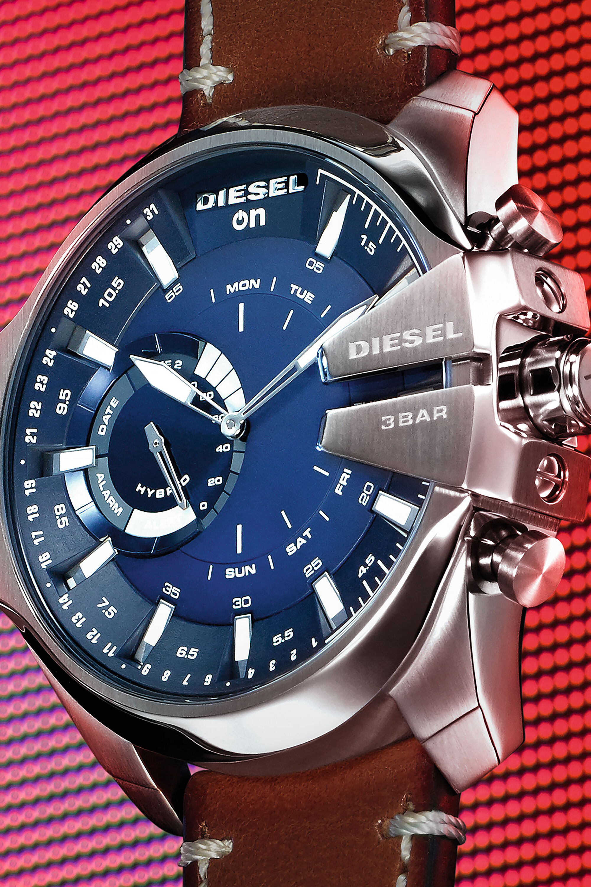 DT1009 Homme Mega Chief Hybrid montre connect e 48 mm Diesel