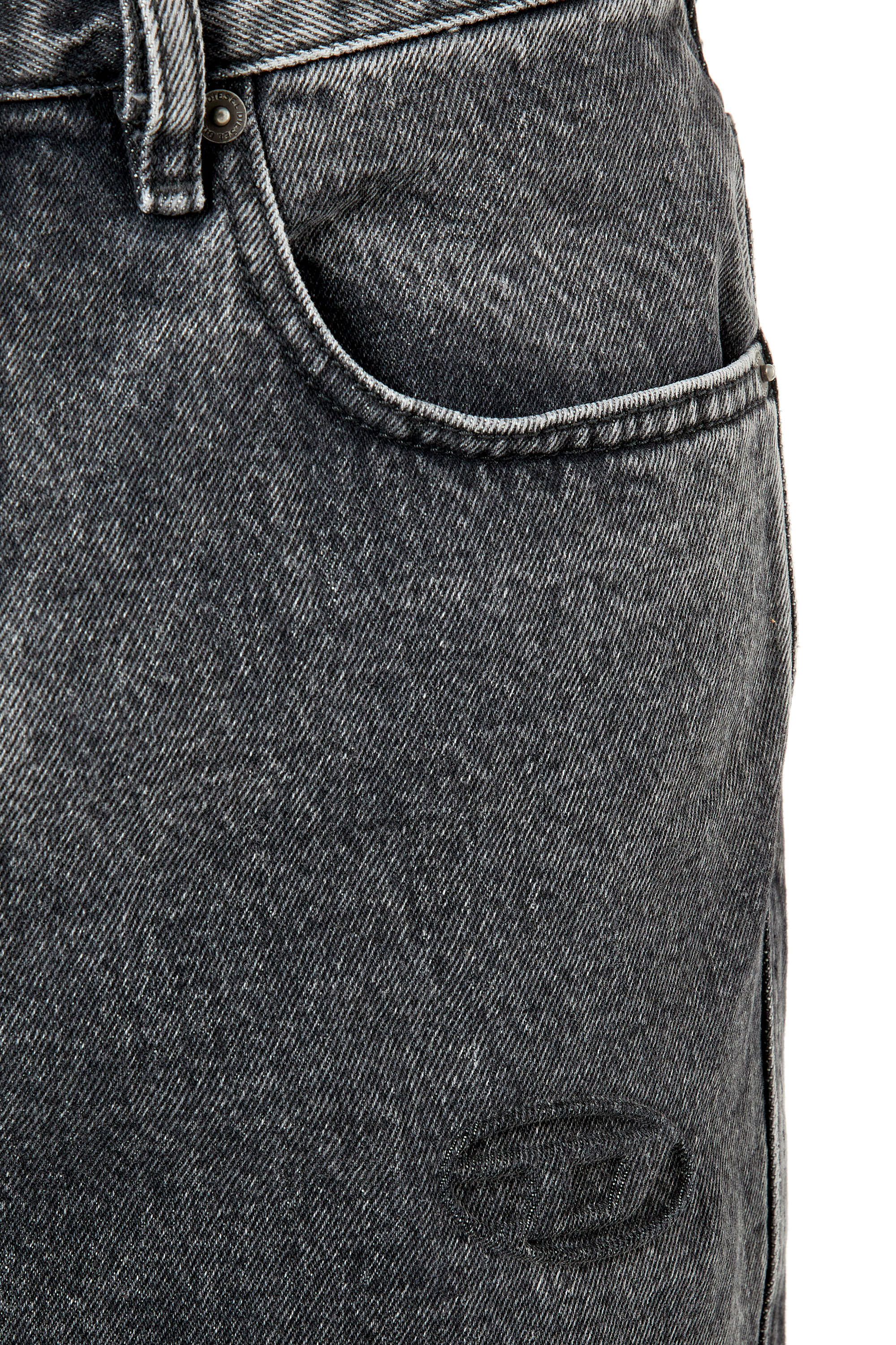 Diesel - Male's Straight Jeans 2020 D-Viker 007N4, Black/Dark Grey - 5